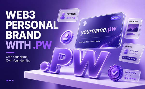 Building Your Web3 Personal Brand with .pw: A Guide for Professionals