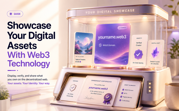 How Web3 Is Transforming the Way We Showcase, Own, and Monetize Digital Assets