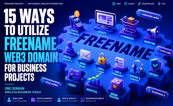 15 Ways to Utilize Freename of Webs3 Domain for Business Projects