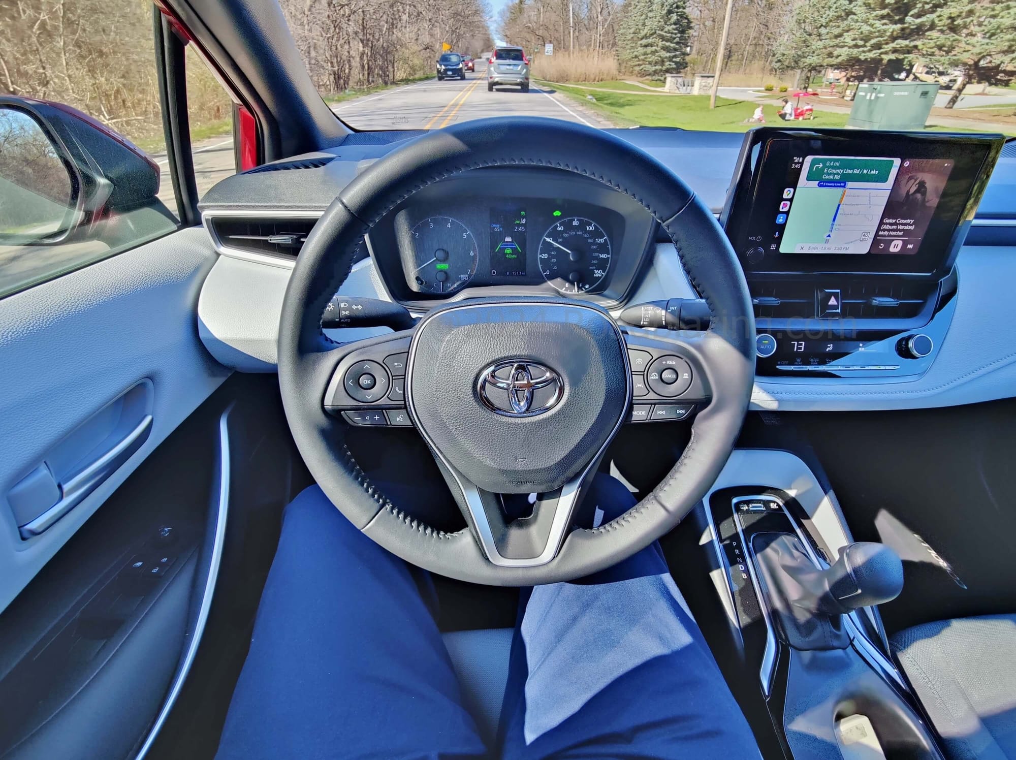 2024 Toyota Corolla SE Hybrid AWD interior cockpit