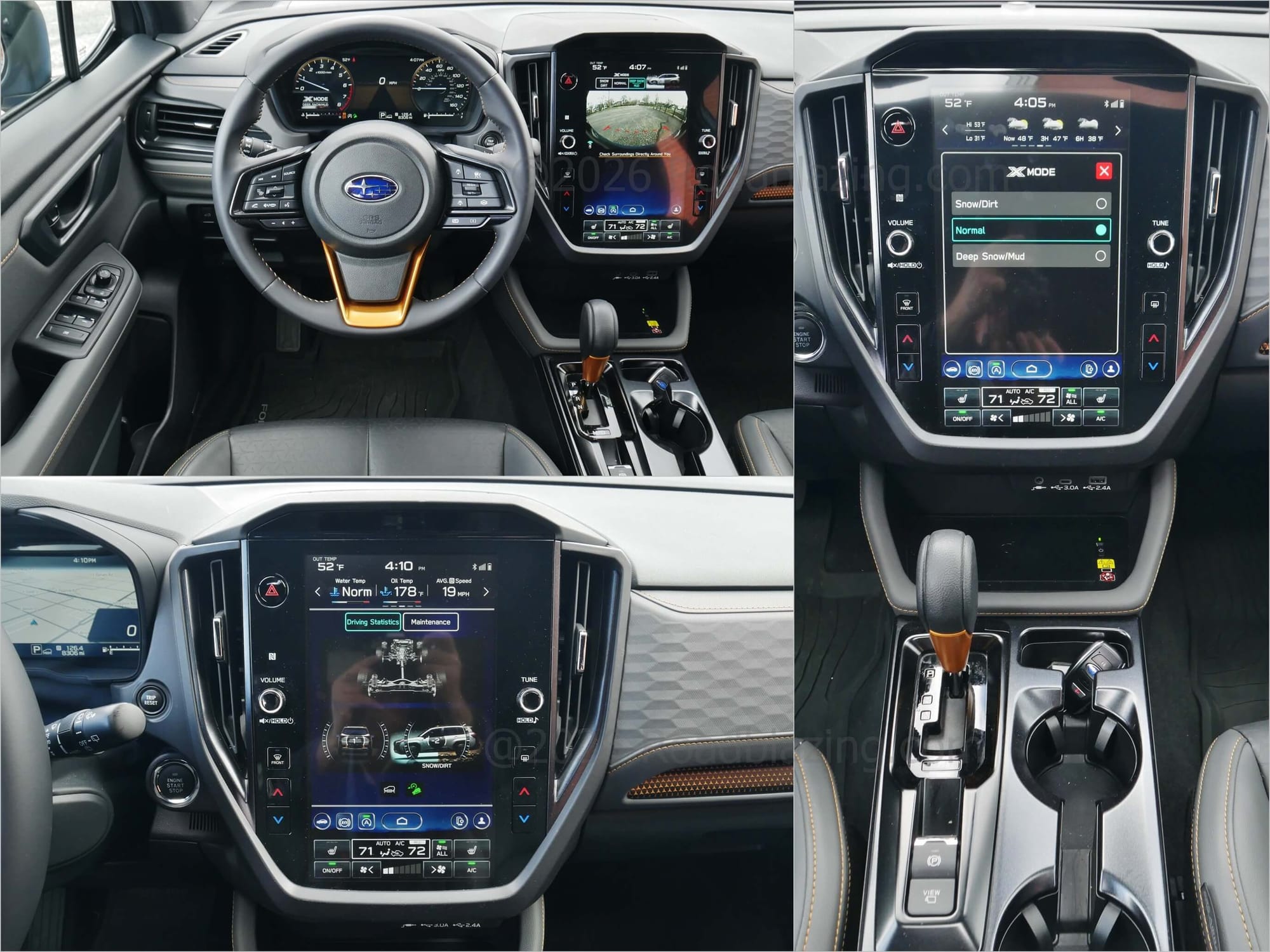 2026 Subaru Forester Wilderness: surface & terrain adaptive X-Mode includes forward trail camera