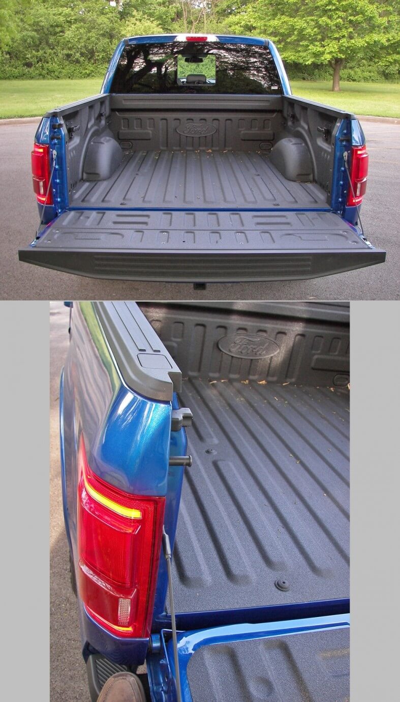 2016 Ford F-150 Supercrew 4x4 Lariat: cargo bed