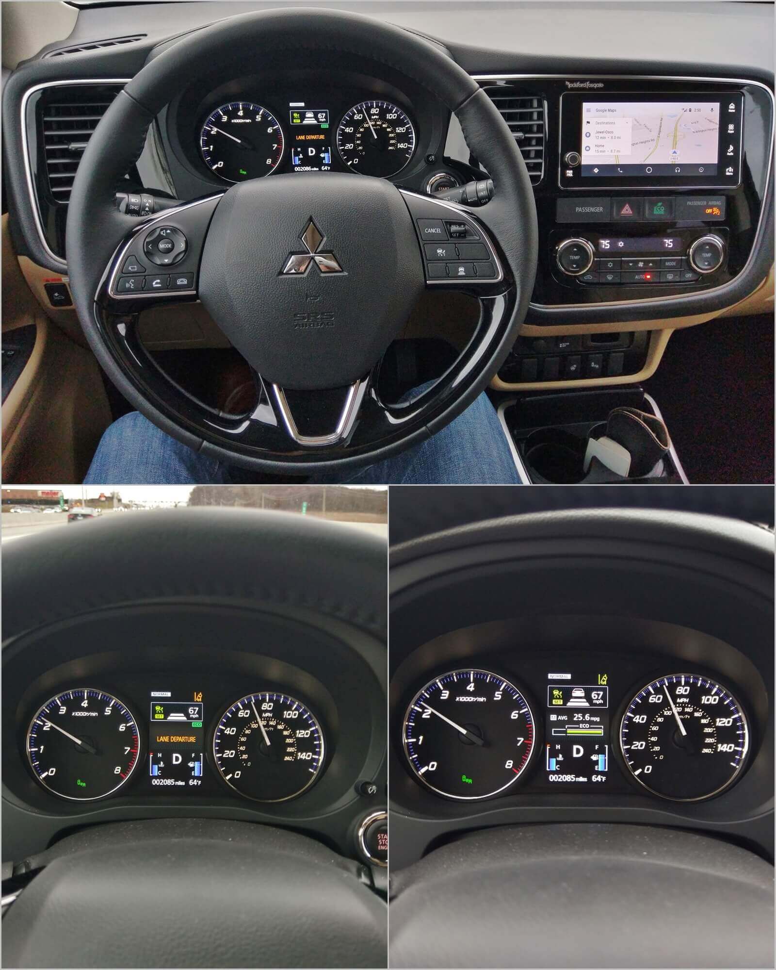 2018 Mitsubishi Outlander 2.4 SEL AWC: Lane departure warning; Adaptive cruise control