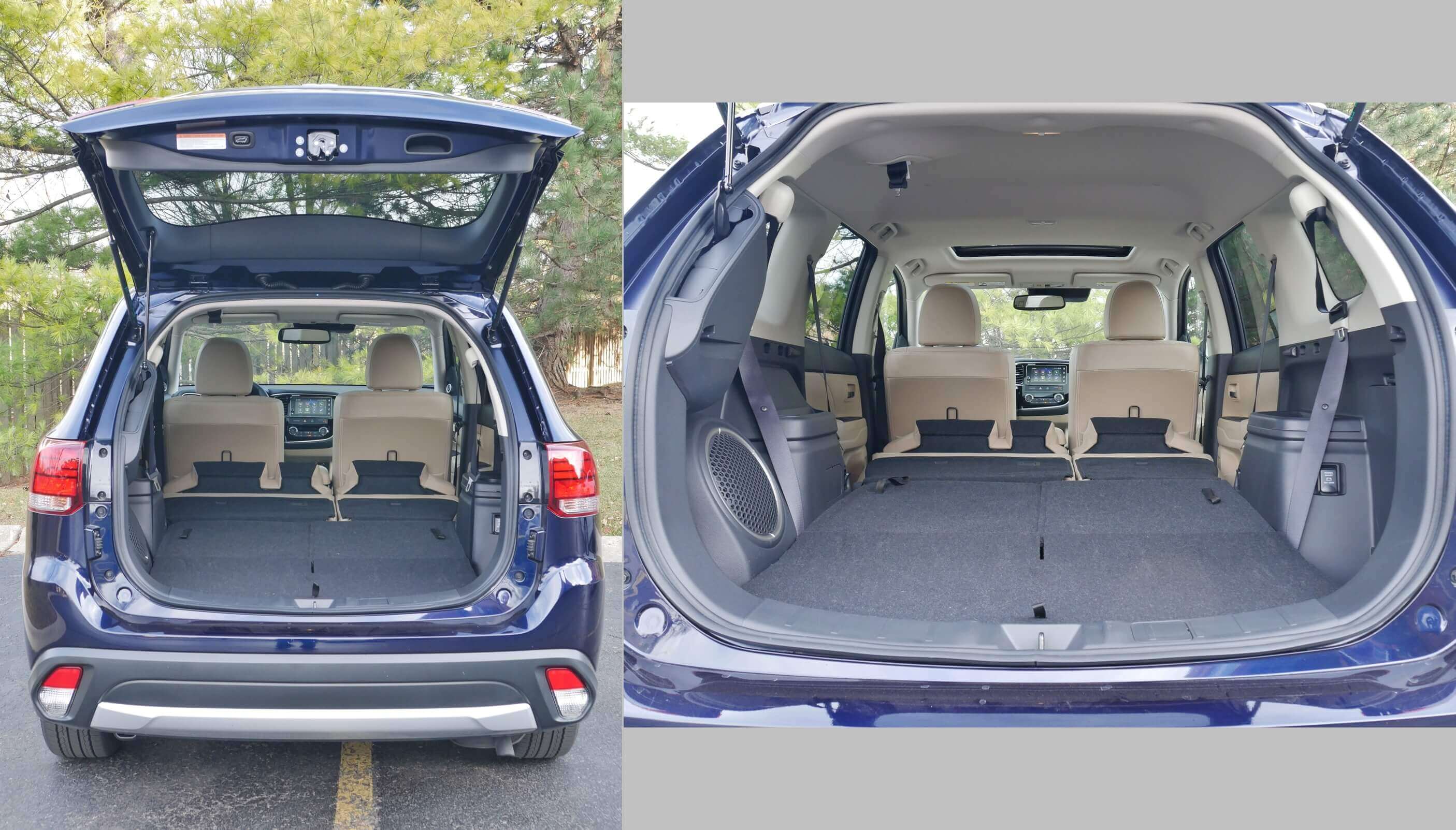 2018 Mitsubishi Outlander 2.4 SEL AWC: Flat expanded cargo area