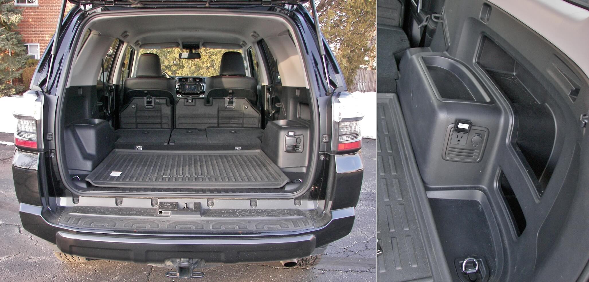 2017 Toyota 4Runner TRD Pro: Rugged load step up to cargo load floor; 120V 400W outlet