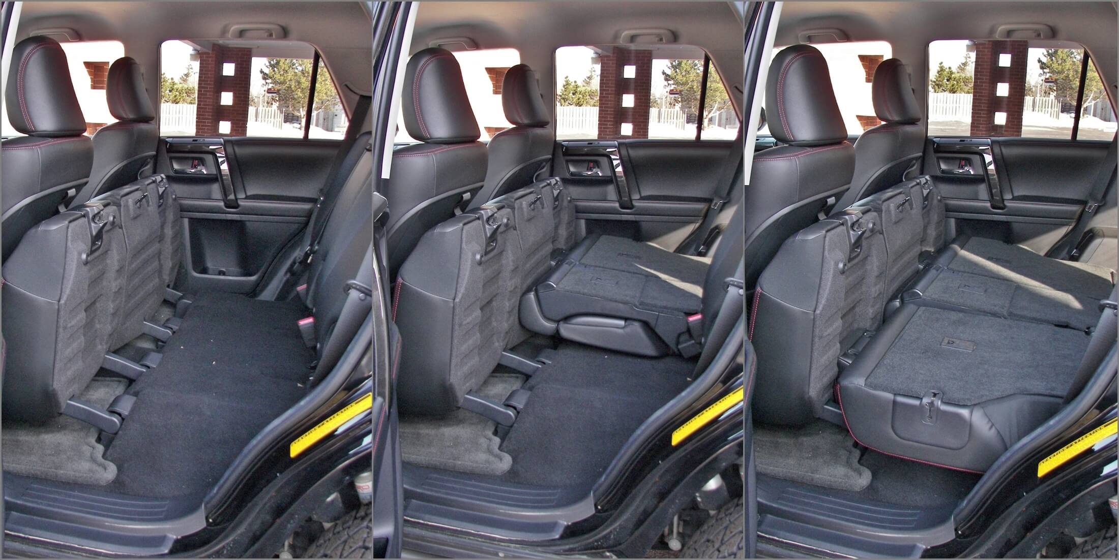2017 Toyota 4Runner TRD Pro: 2nd Row cushion forward, seatback down cargo floor extension