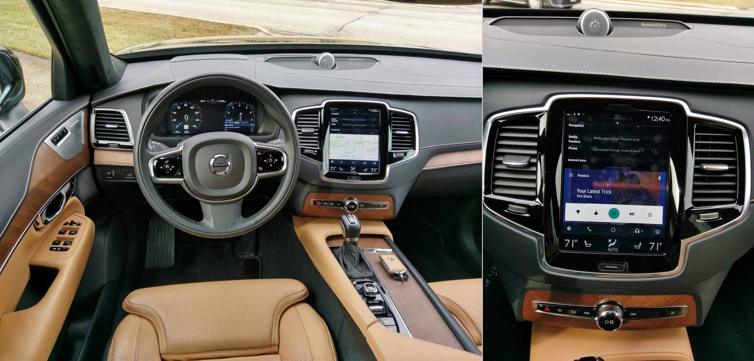 2017 XC90 T6 AWD Inscription: Android Auto onboard