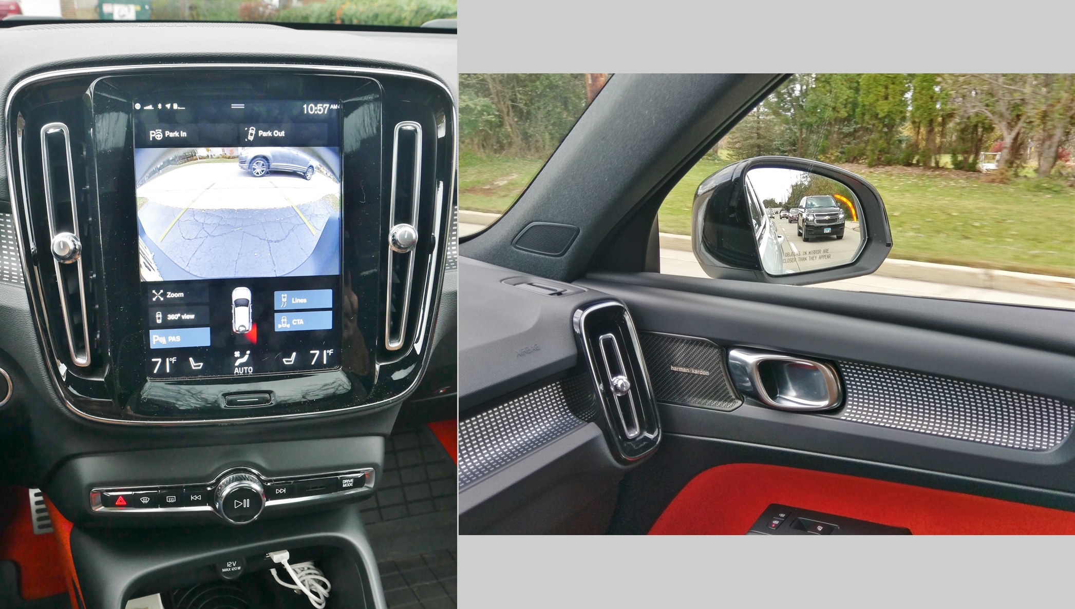 2019 Volvo XC40 T5 R-Design: Rear cross traffic warning, blind spot warning