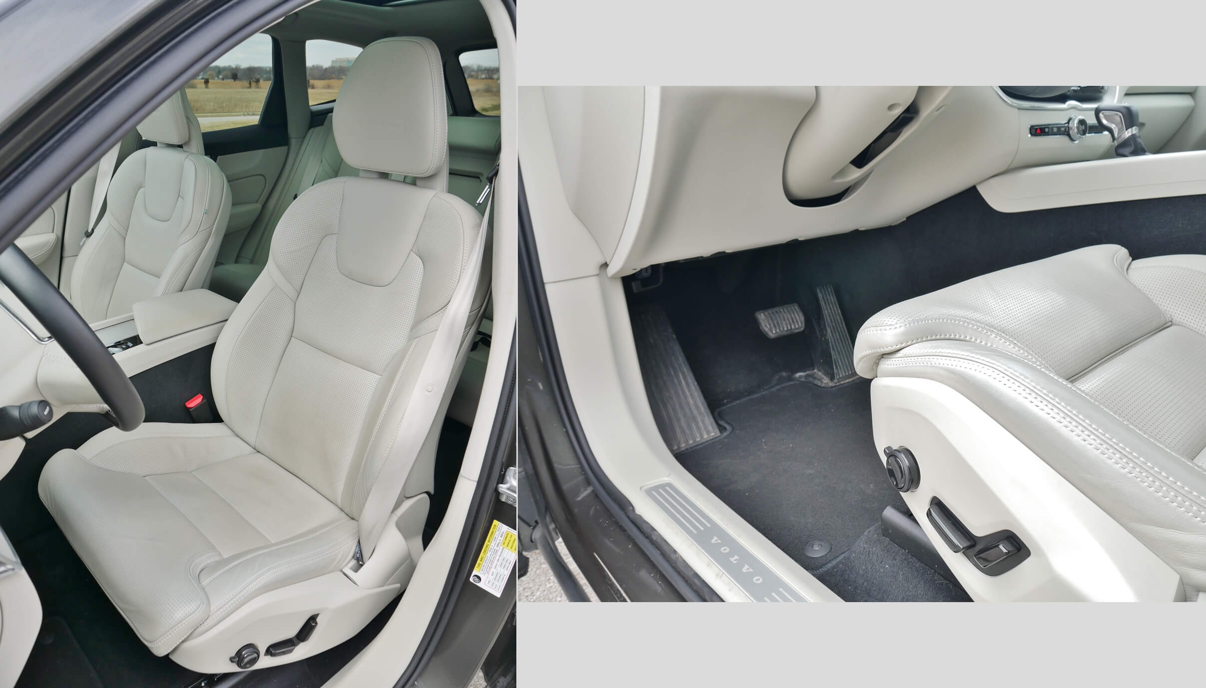 2018 Volvo XC60 T6 AWD Inscription: Body conforming front seats, w/ power knee extenders, ought be Chiropractor Monthly's centerfolds.