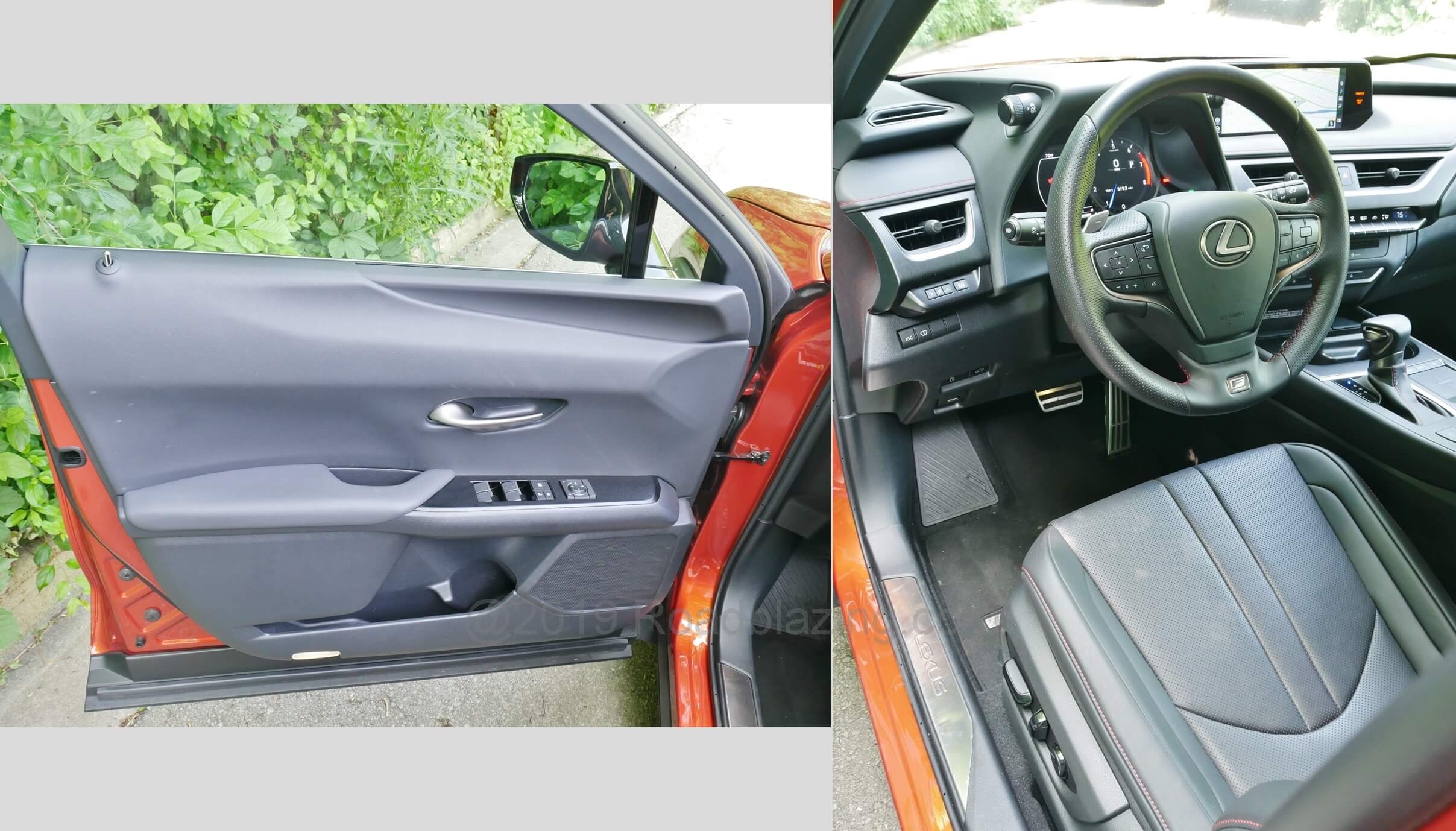 2019 Lexus UX 200 F-Sport: Driver's entry