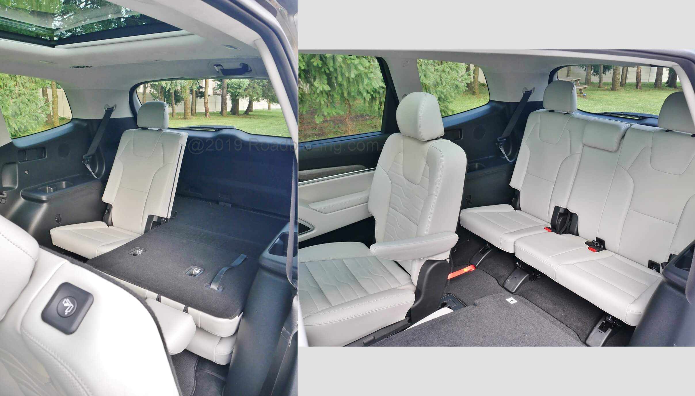 2020 Kia Telluride SX AWD: Row 3, with it's tall roofline conveys average height adults in reasonably decent comfort for local trips.