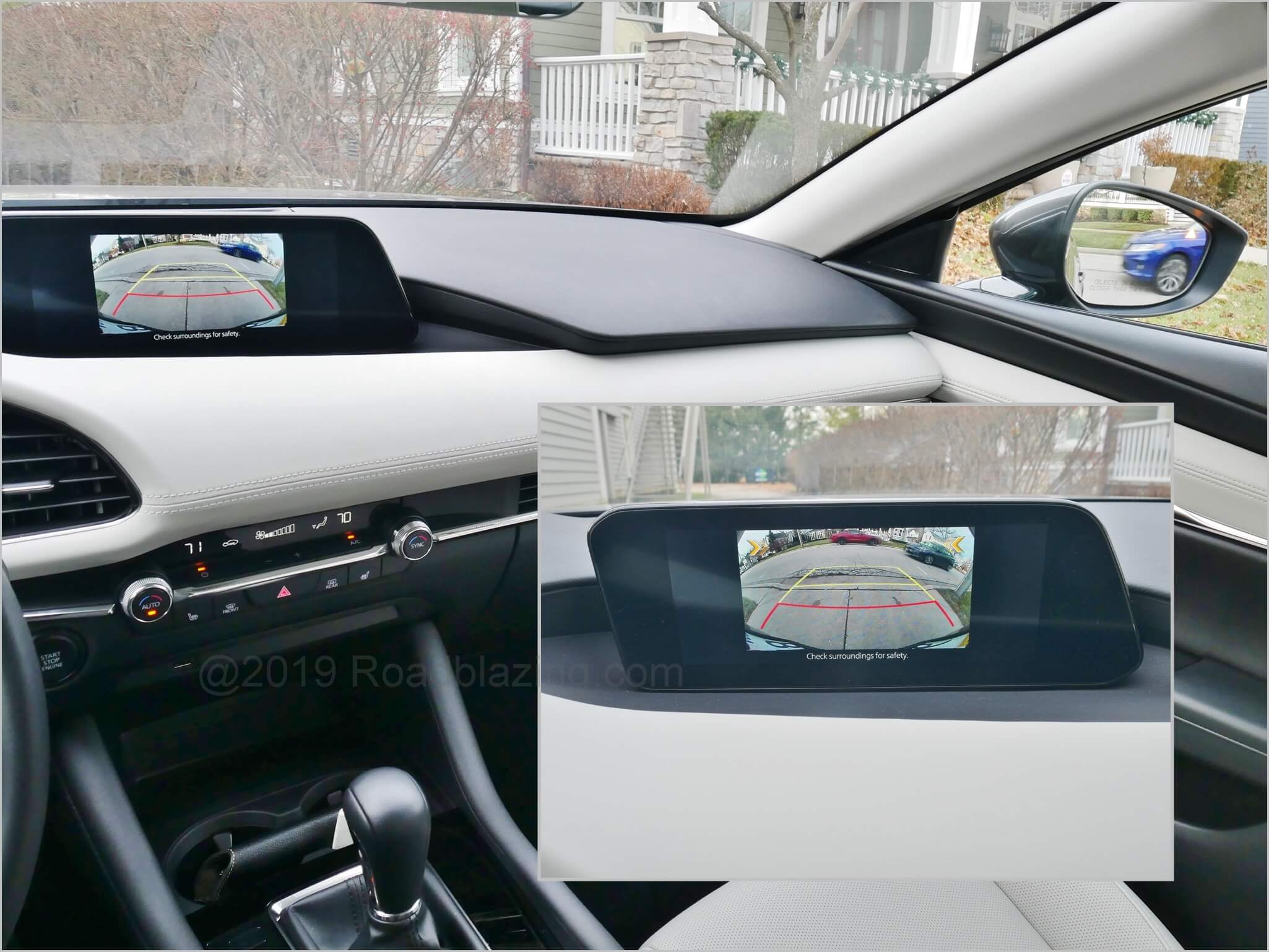 2020 Mazda 3 sedan awd premium: Rear cross traffic warning