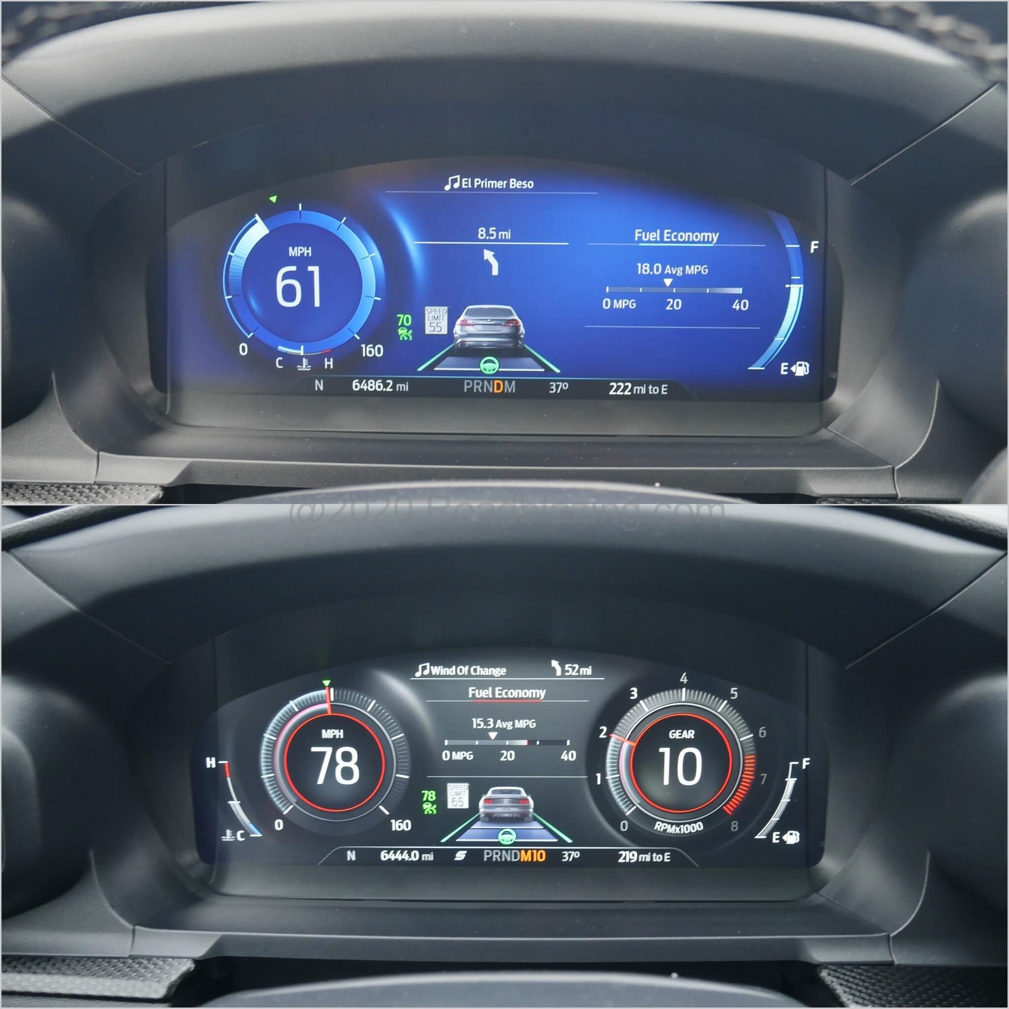 2020 Ford Explorer ST: adaptive cruise in differing drive modes issues varying proximity vehicles