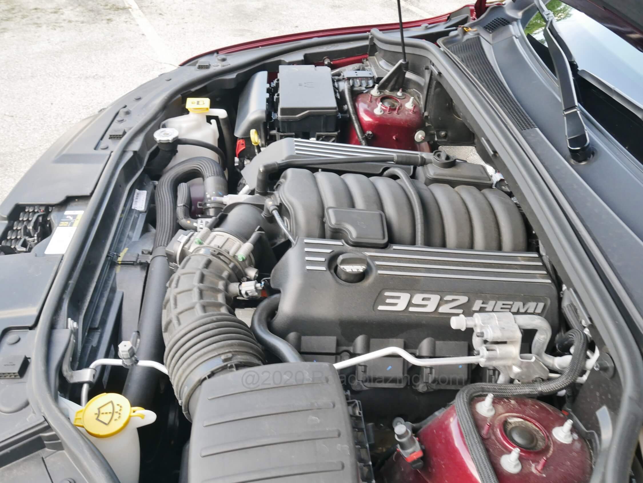 2020 Dodge Durango SRT 392: the monster sized OHV pushrod V-8 is a detuned version of MOPAR's Apache crate race engine