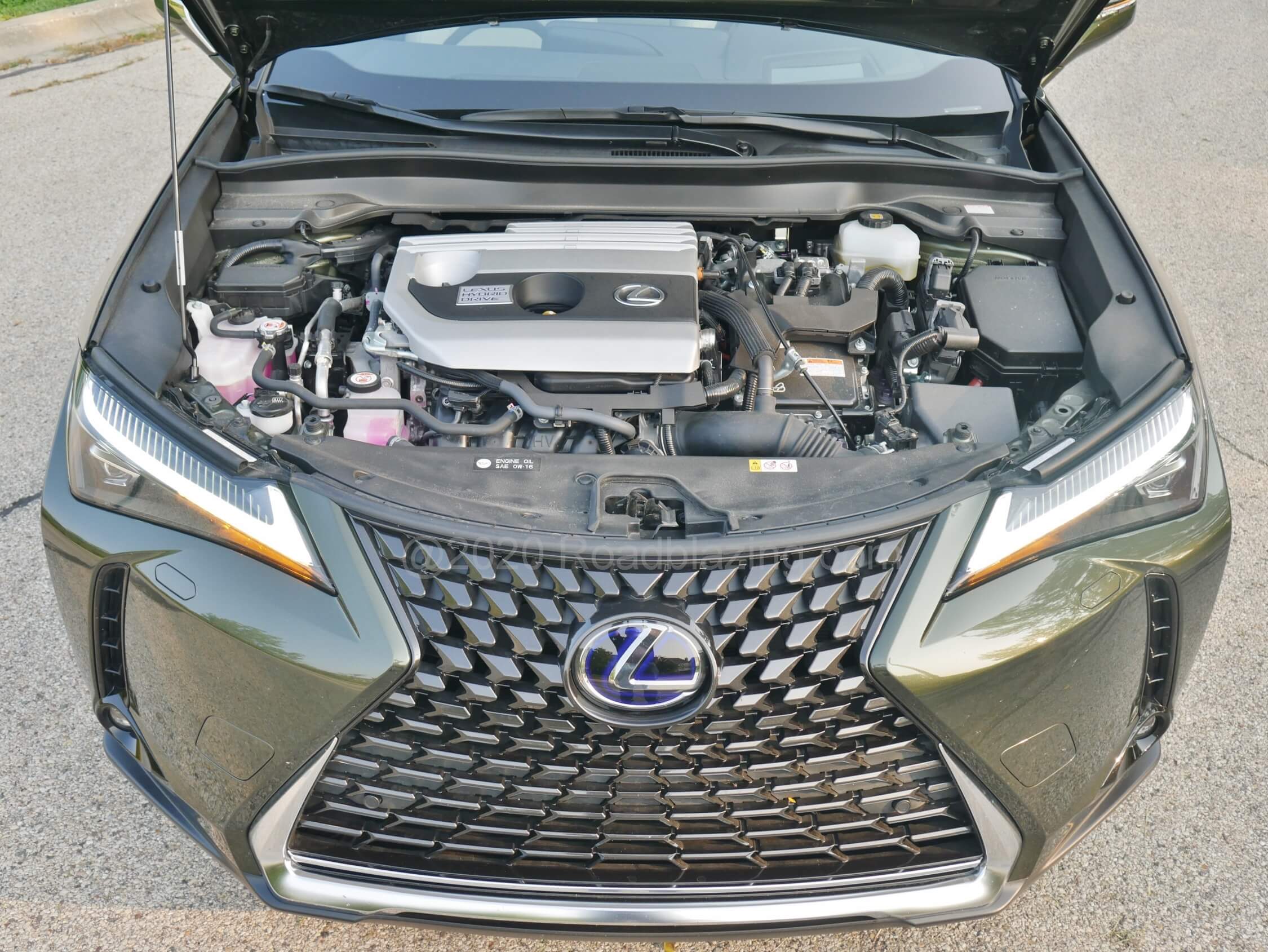 2020 Lexus UX 250h Hybrid AWD: gas battery electric hybrid powertrain mated to CVT transaxle w/ slip detection rear axle electric traction motor