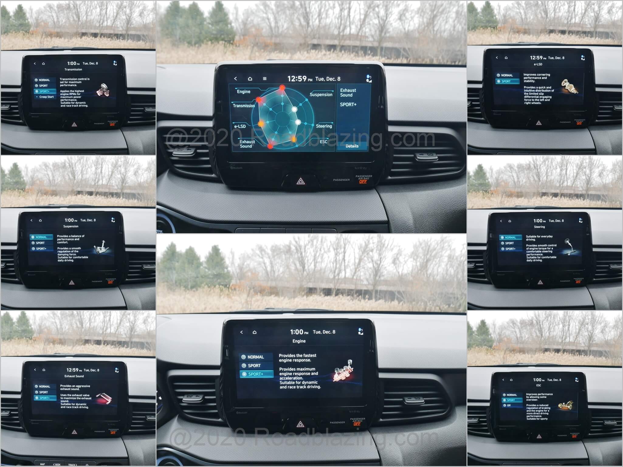 2021 Hyundai Veloster N DCT: N-Mode's 7 customizable performance parameters