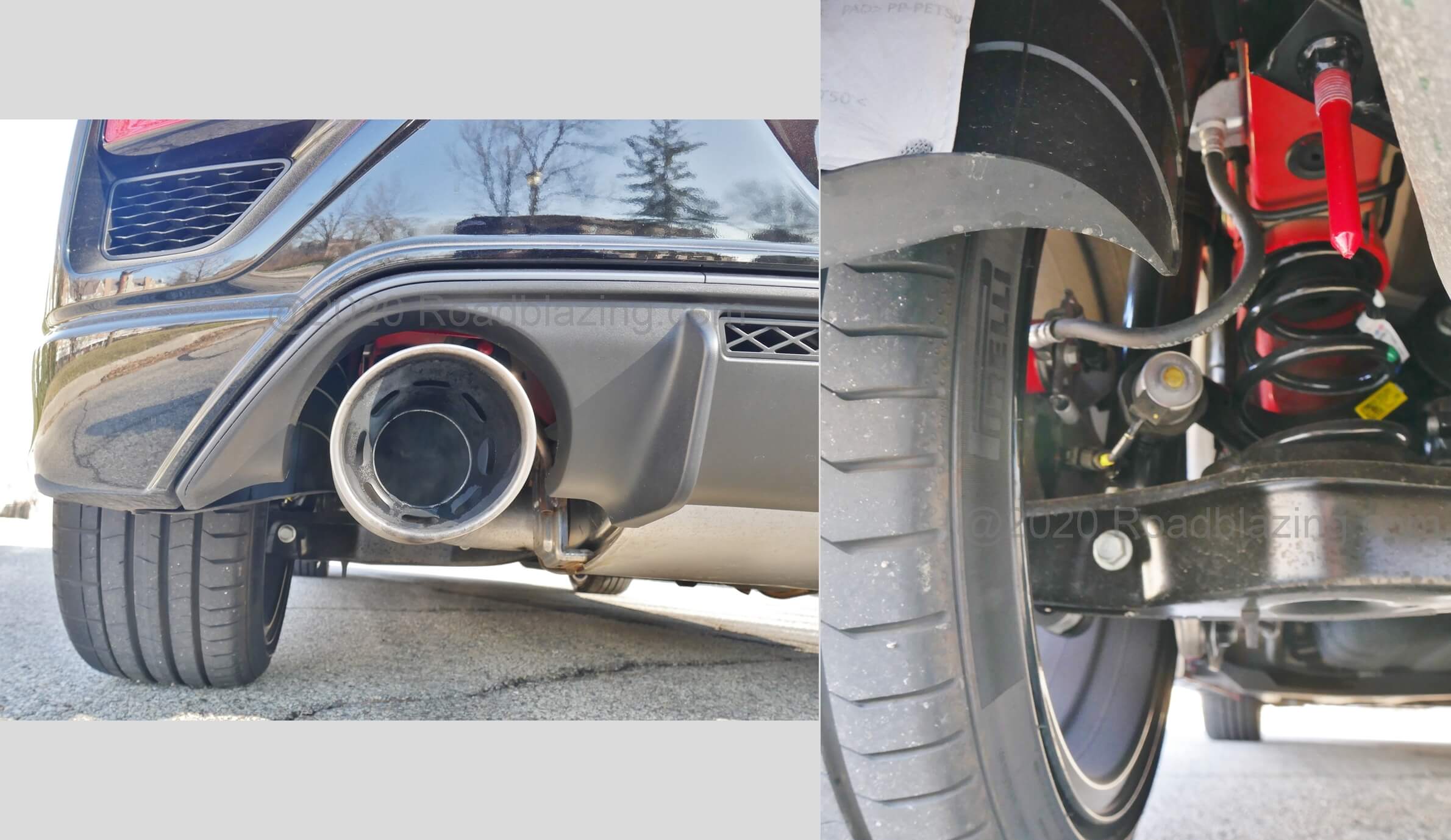 2021 Hyundai Veloster N DCT: Twin variable exhaust pipes; Independent rear suspension w/ variable e-damping