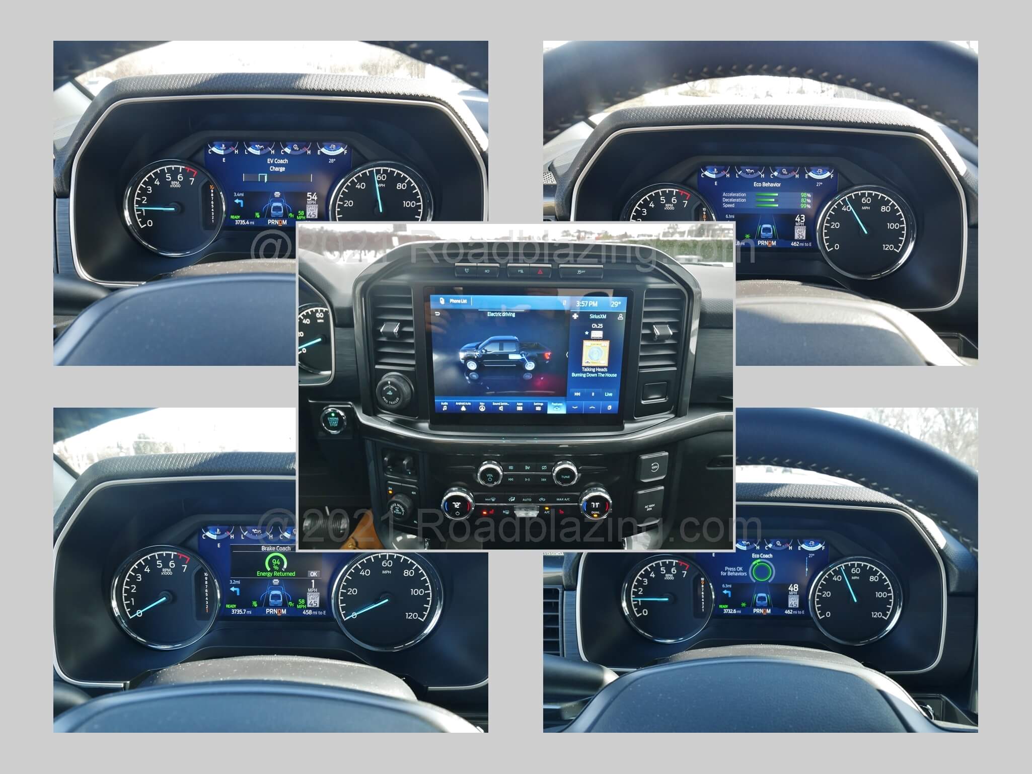 2021 Ford F-150 Supercrew XLT 4x4 PowerBoost hybrid: hybrid electric driving