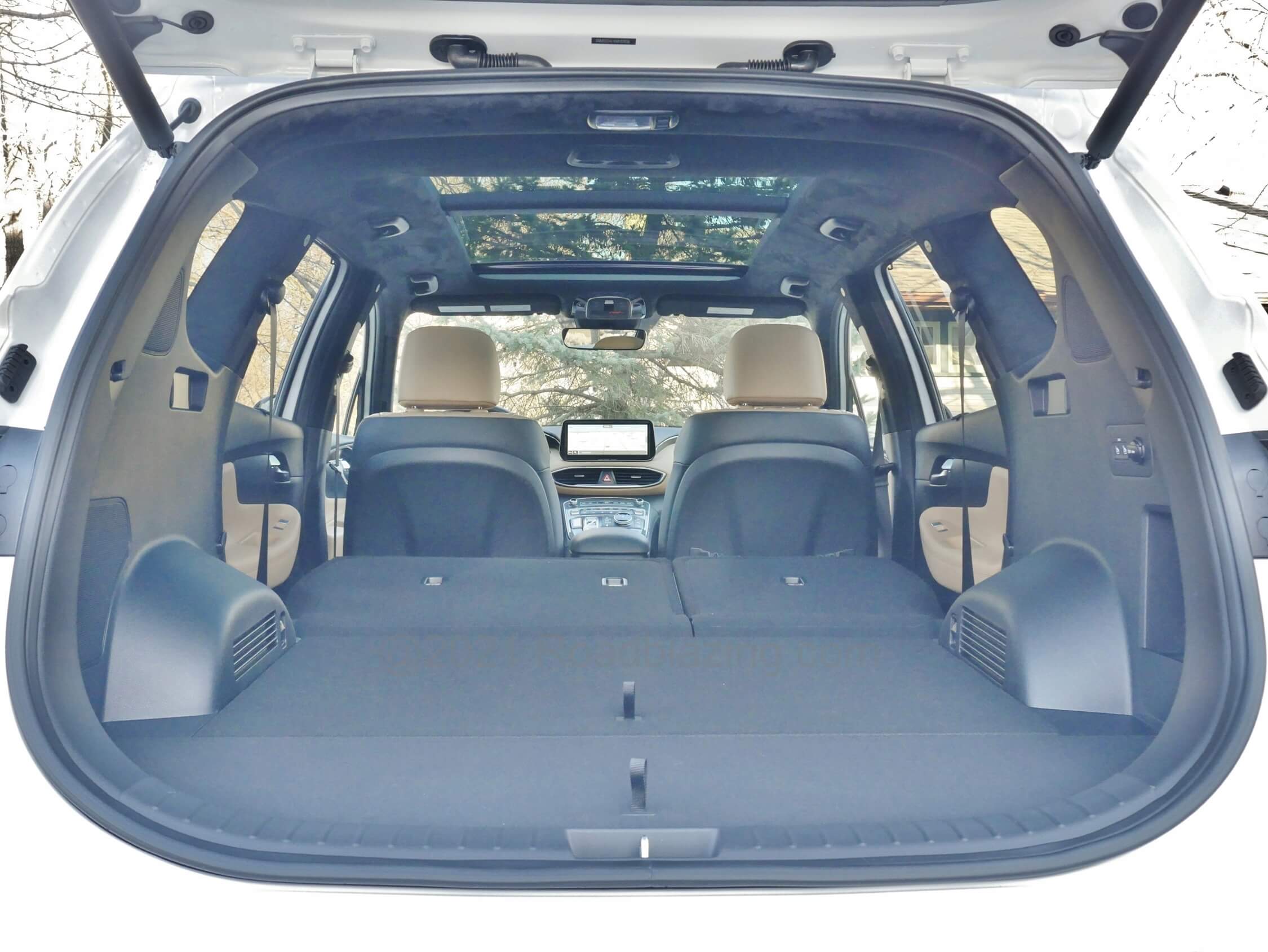 2021 Hyundai Santa Fe 2.5T Calligraphy AWD: Cargo capacity nears the head of the class