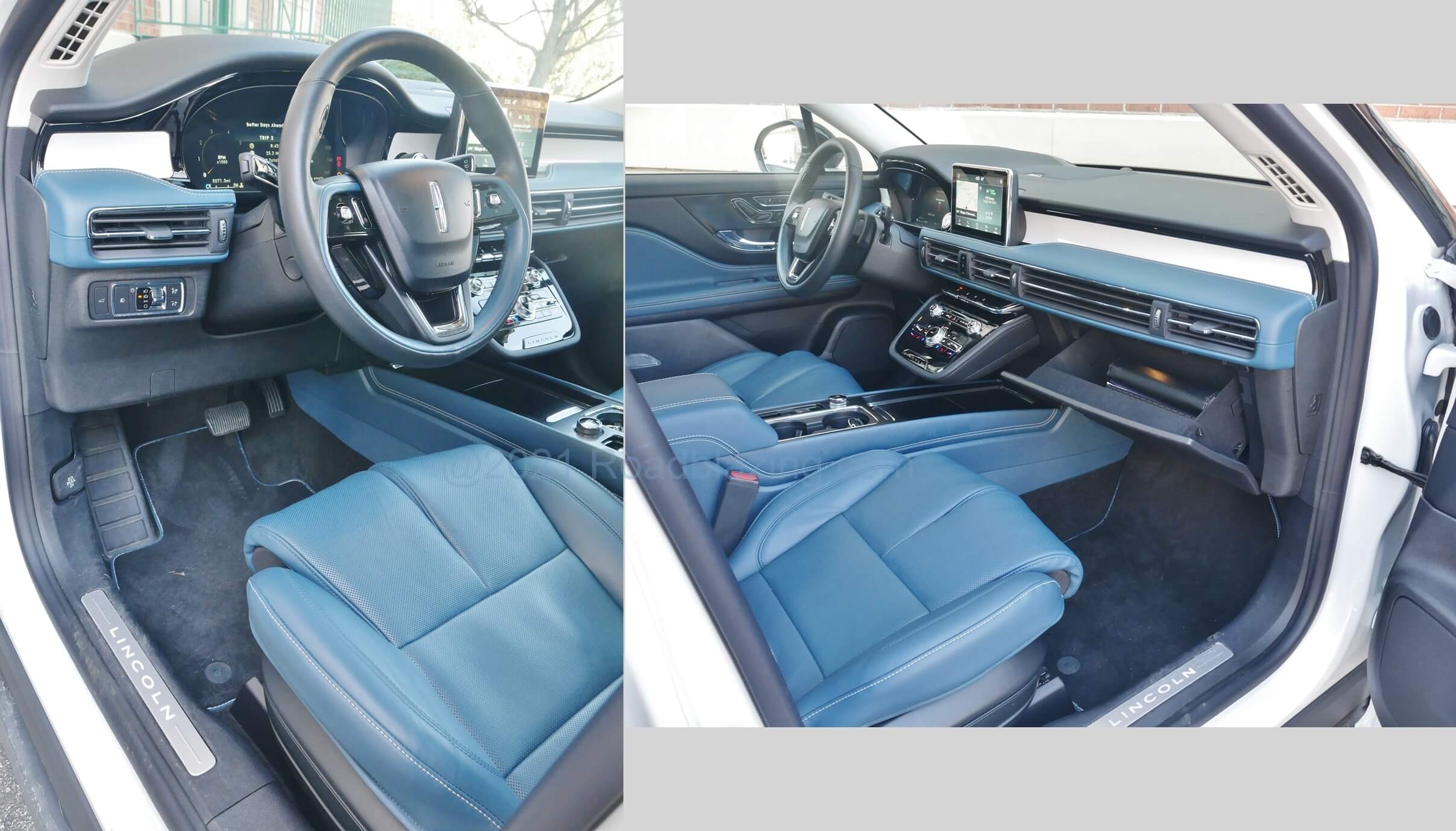 2021 Lincoln Corsair 2.3T AWD Reserve: driver & front pax entries