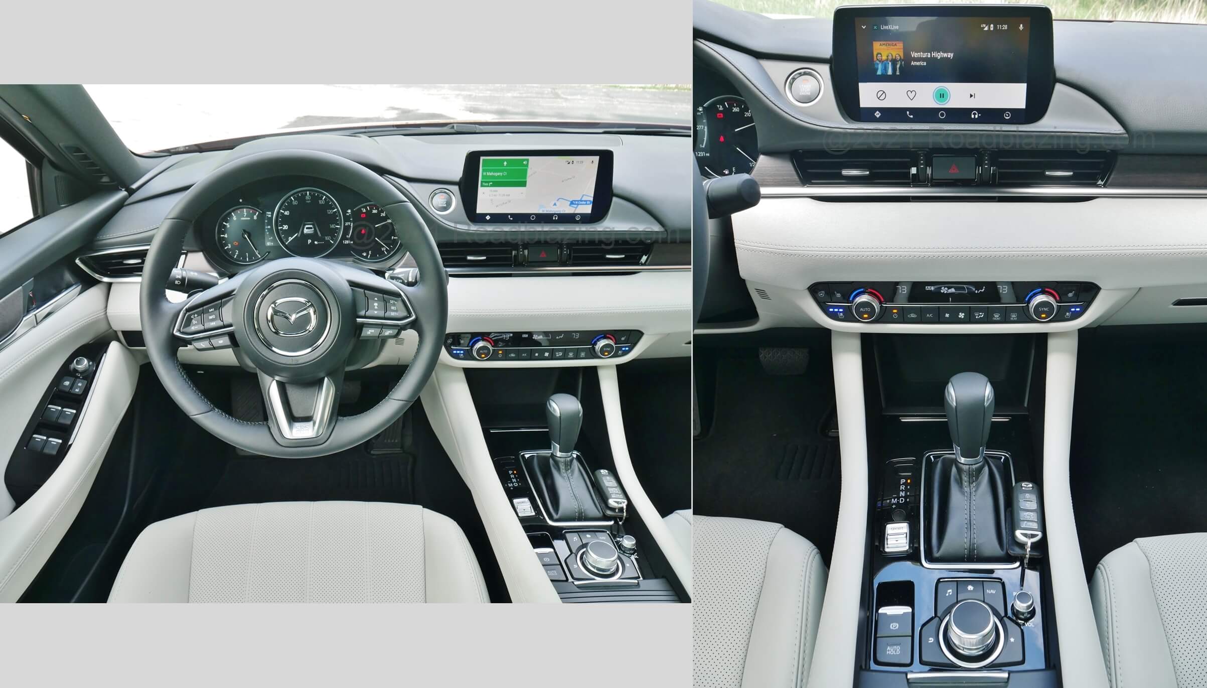 2021 Mazda 6 Signature 2.5T: Android Auto (and Apple Car Play) smart phone projection included