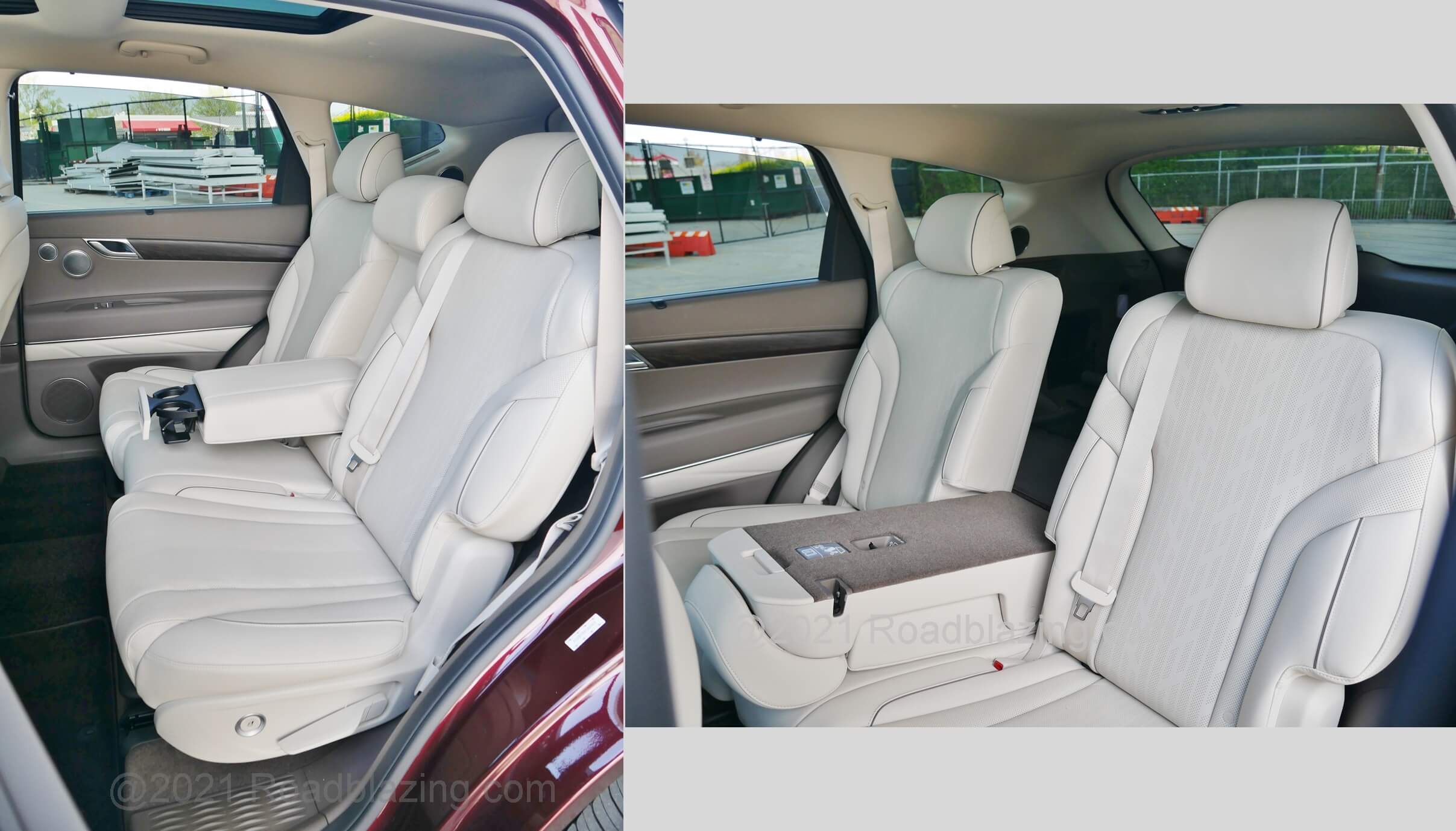 2021 Genesis GV80 2.5T AWD: 2nd Row fold down cargo area pass through
