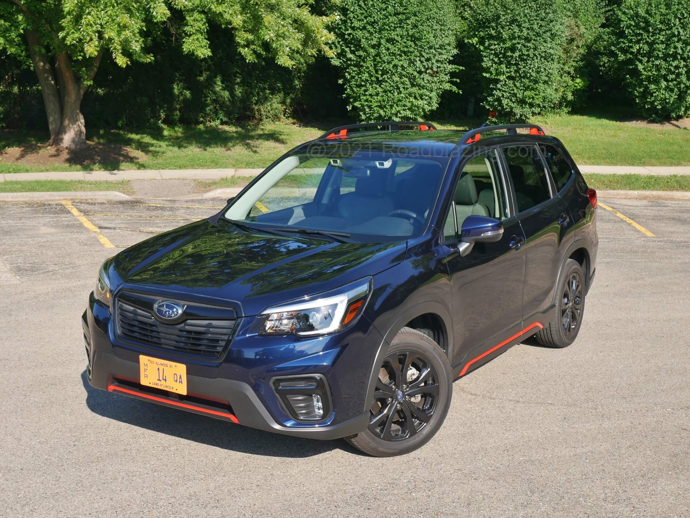 2021 Subaru Forester Sport: Tall greenhouse, low cowl makes Forester a breeze to see outwards from