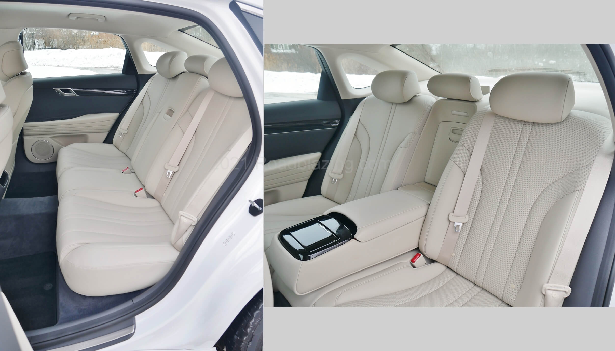 2021 Genesis G80 2.5T: executive saloon segment leading 2nd Row seat legroom