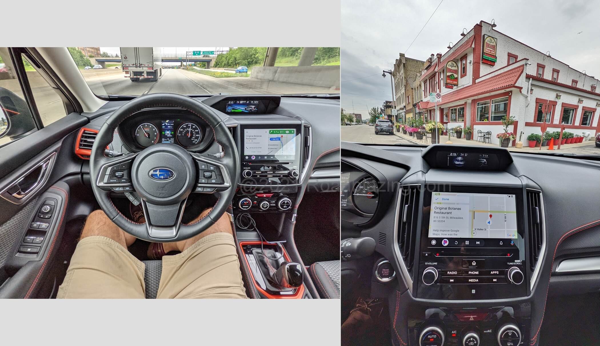 2021 Subaru Forester Sport: navigating courtesy of Android Auto or Apple Car Play maps w/ voice command & guidance