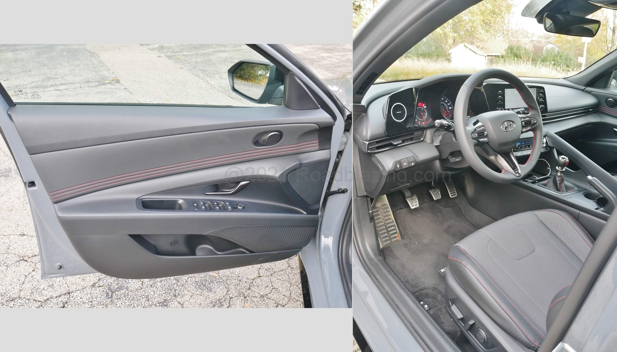 2021 Hyundai Elantra N-Line 1.6T: driver entry