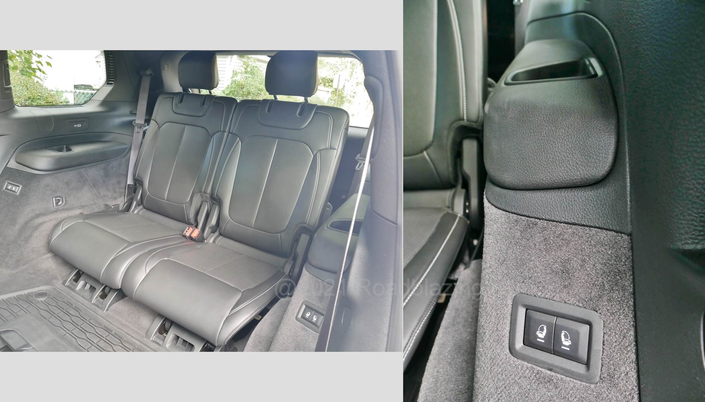2021 Jeep Grand Cherokee L Overland 5.7L 4x4: redundant dual side, power 3rd row seatback fold.