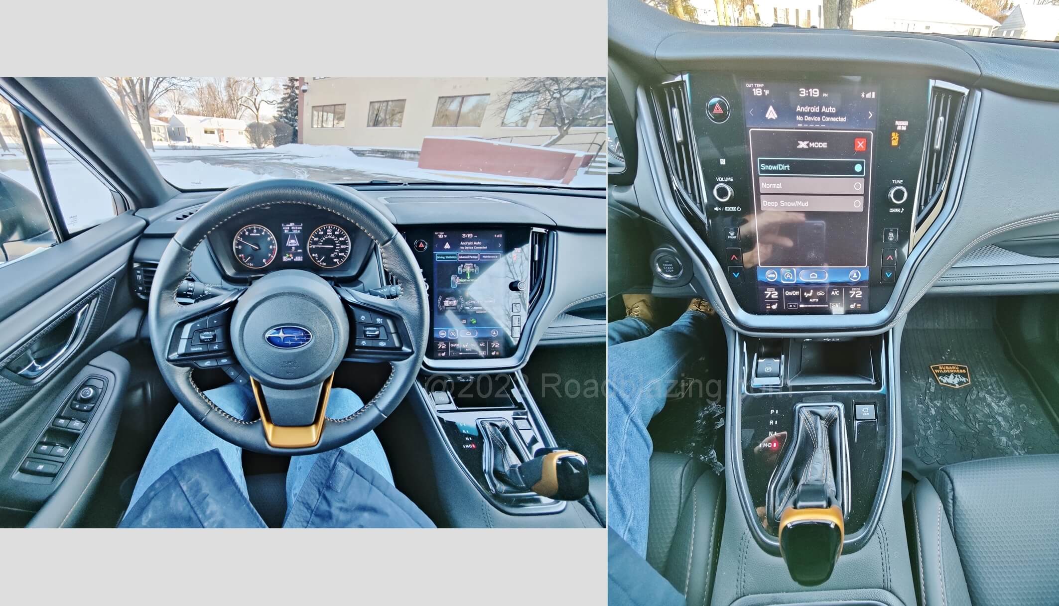 2022 Subaru Outback Wilderness: 2 x XModes vary all-wheel drive split for sloppier terrain