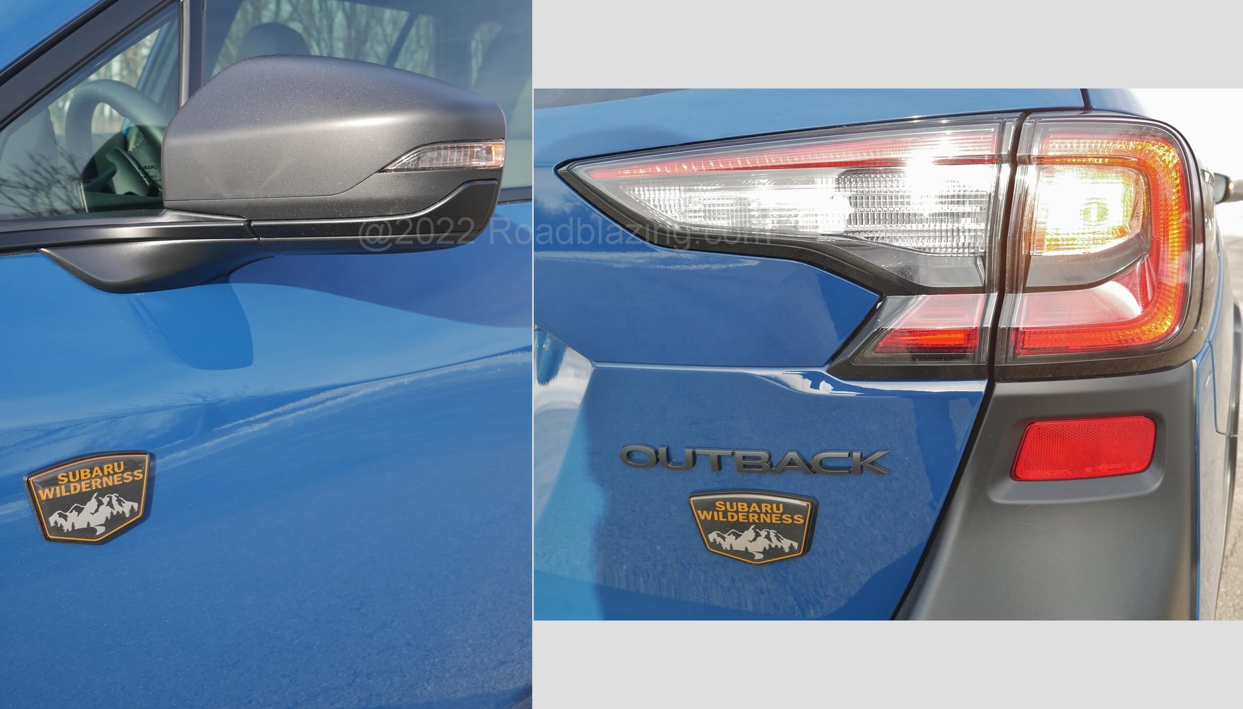 2022 Subaru Outback Wilderness: unique badging
