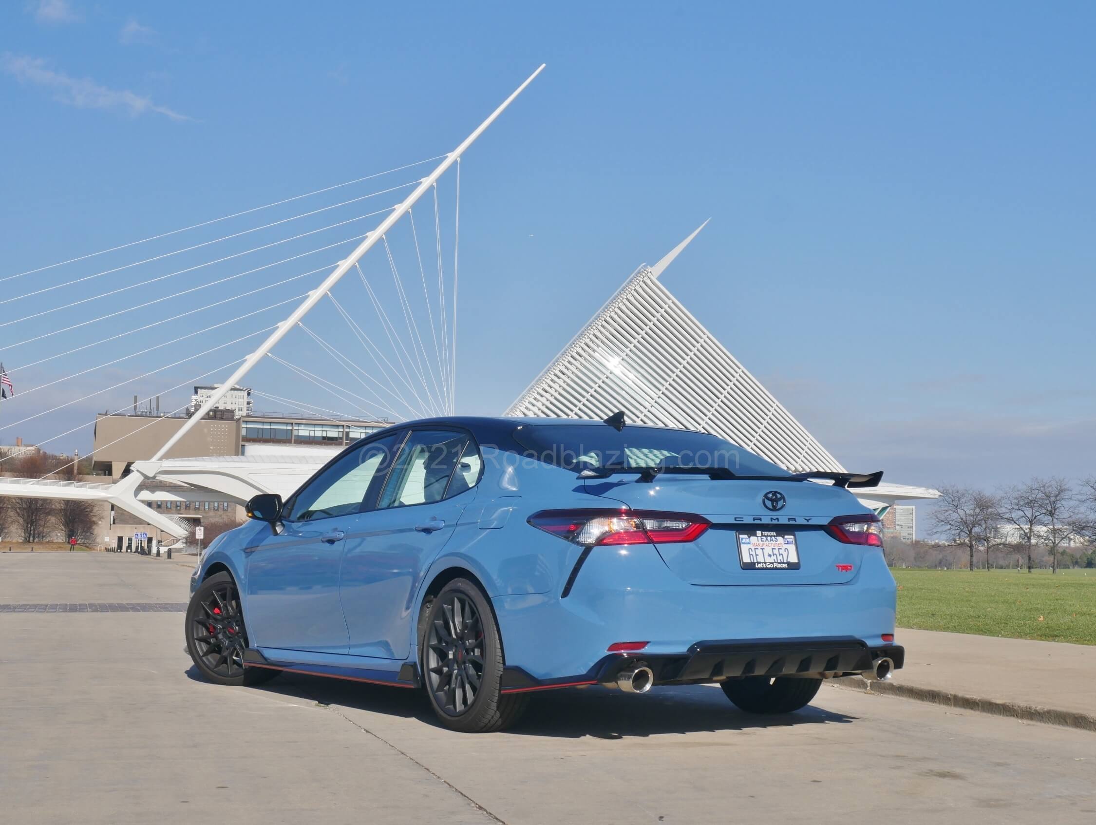2022 Toyota Camry TRD: 0.6" inch suspension drop provides the right stance