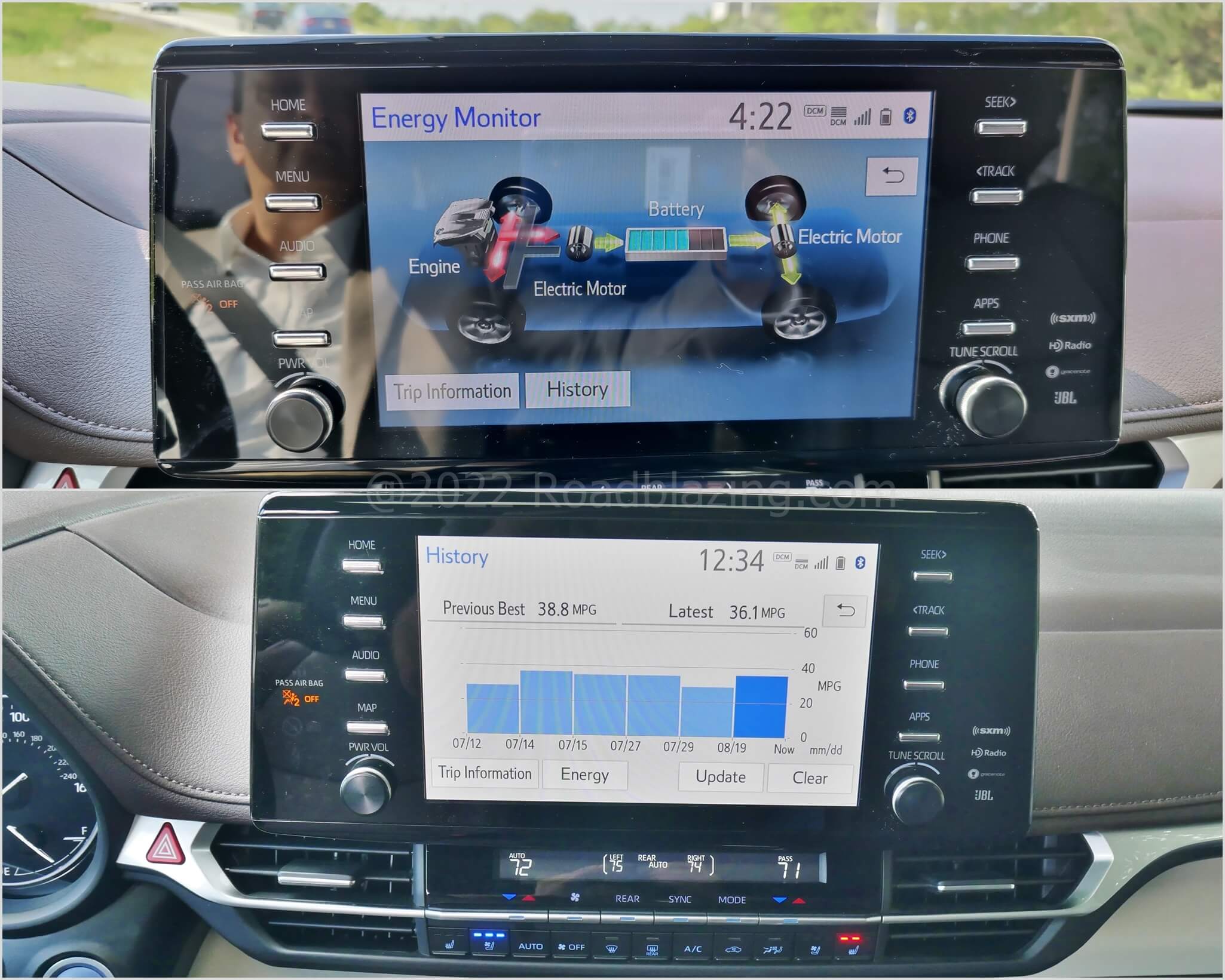 2021 Toyota Sienna Hybrid Platinum AWD: an easy 36 combined hybrid miles per gallon