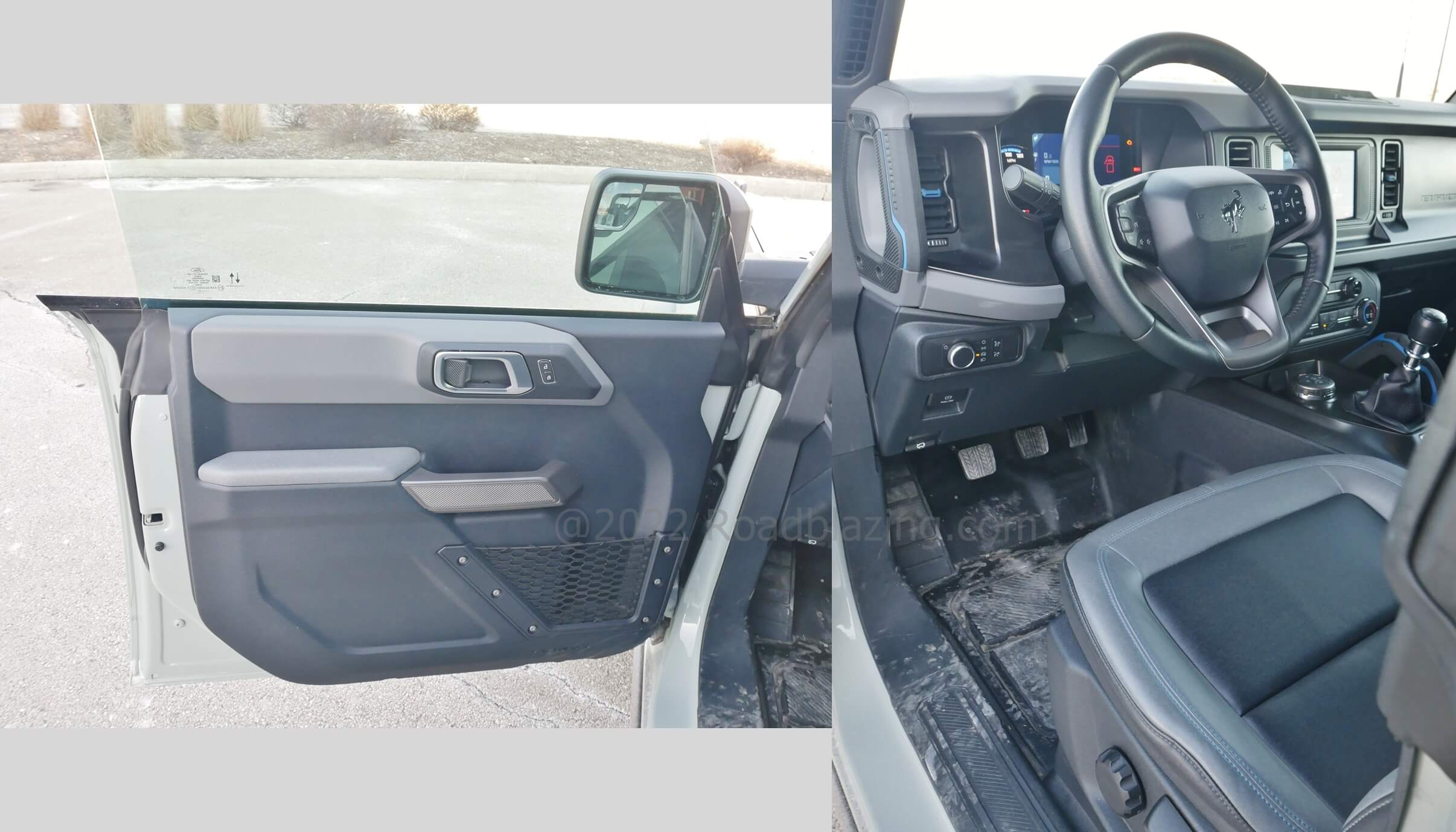 2021 Ford Bronco 4-Door Black Diamond 4x4 2.3T: driver's entry