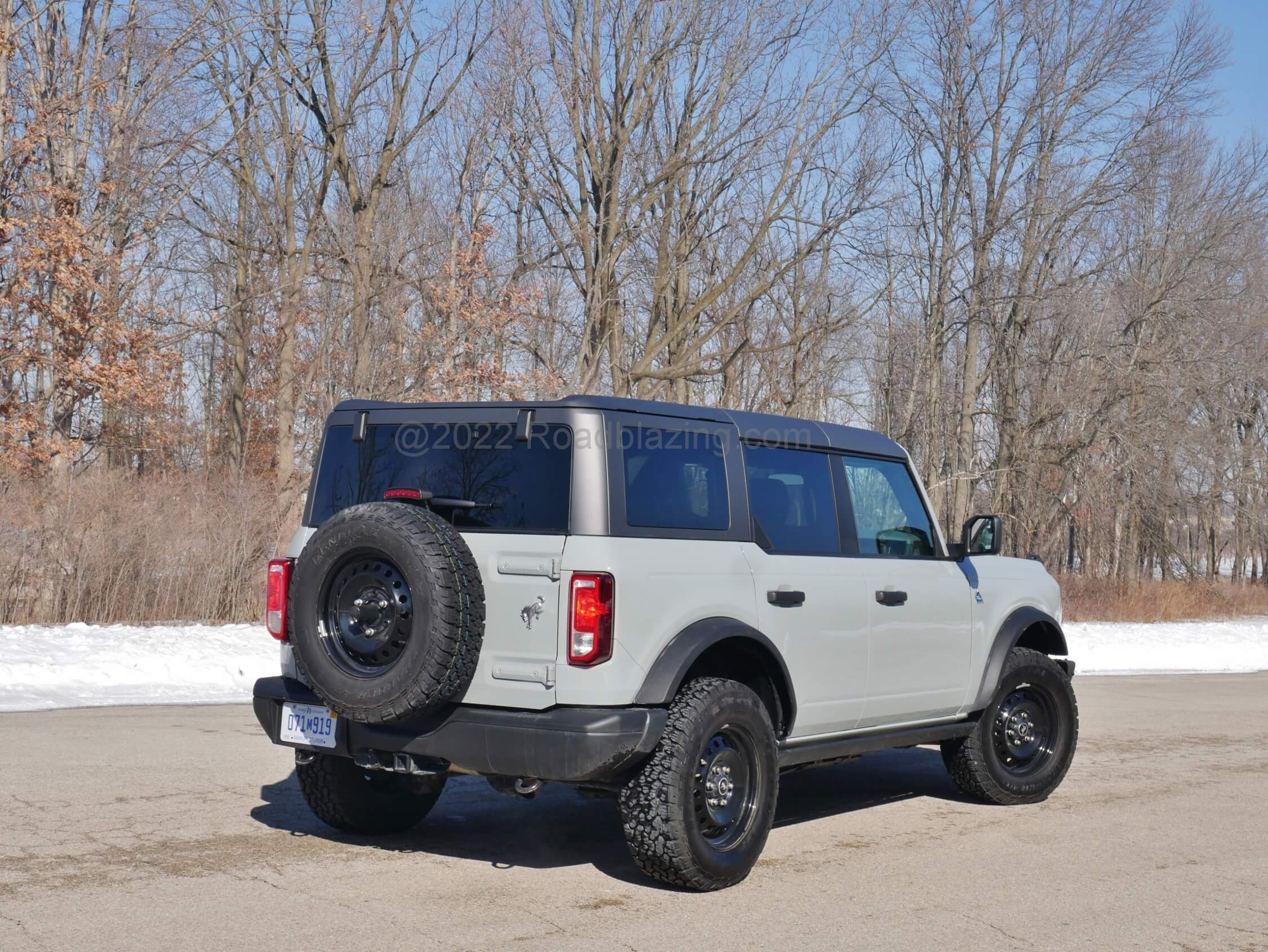 2021 Ford Bronco 4-Door Black Diamond 4x4 2.3T: starting at $35k, the Black Diamond tester rings up at $43k.