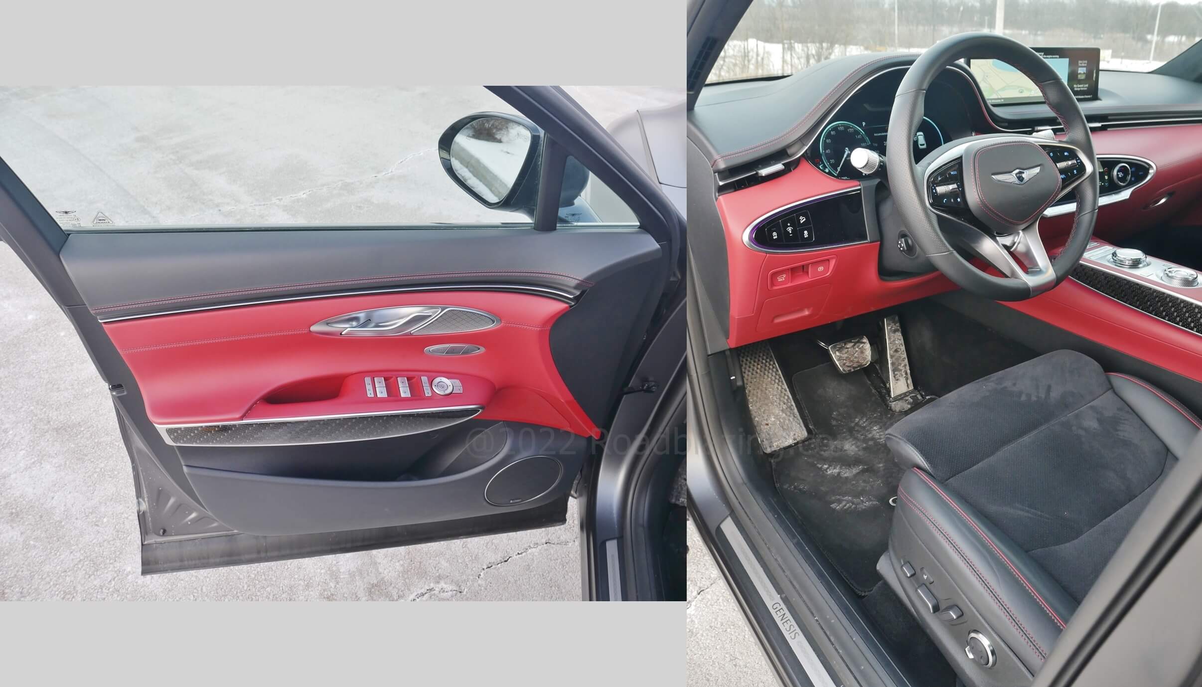 2022 Genesis GV70 3.5T AWD: driver's entry