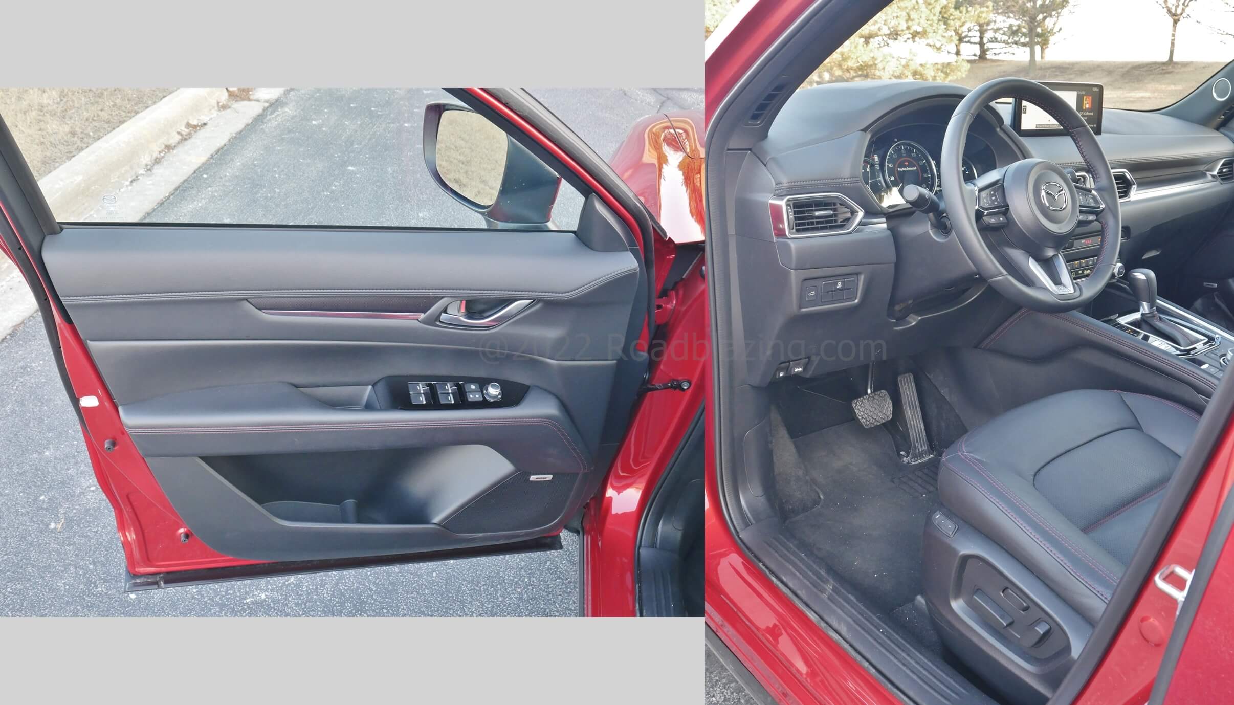 2022 Mazda CX-5 2.5T Turbo AWD: driver entry