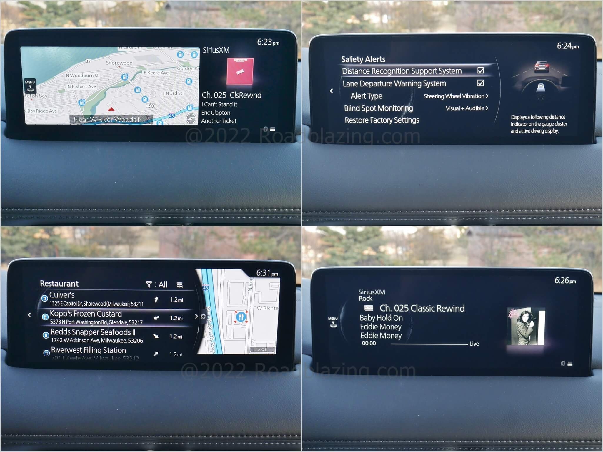 2022 Mazda CX-5 2.5T Turbo AWD: gen. 2 iConnect remote dial controlled 10.25" infotainment / native navigation