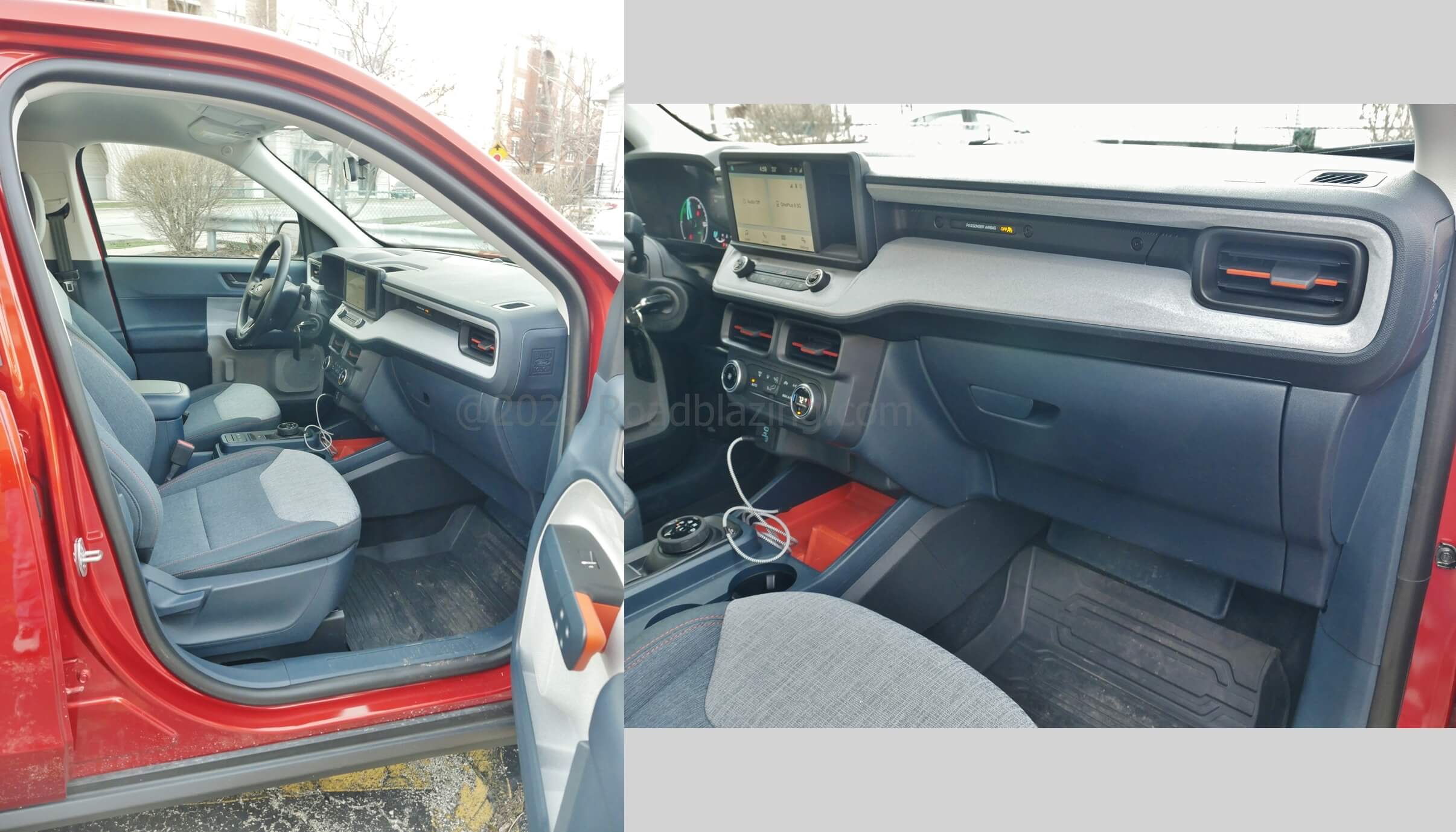 2022 Ford Maverick XLT 2.5L Hybrid: passenger entry