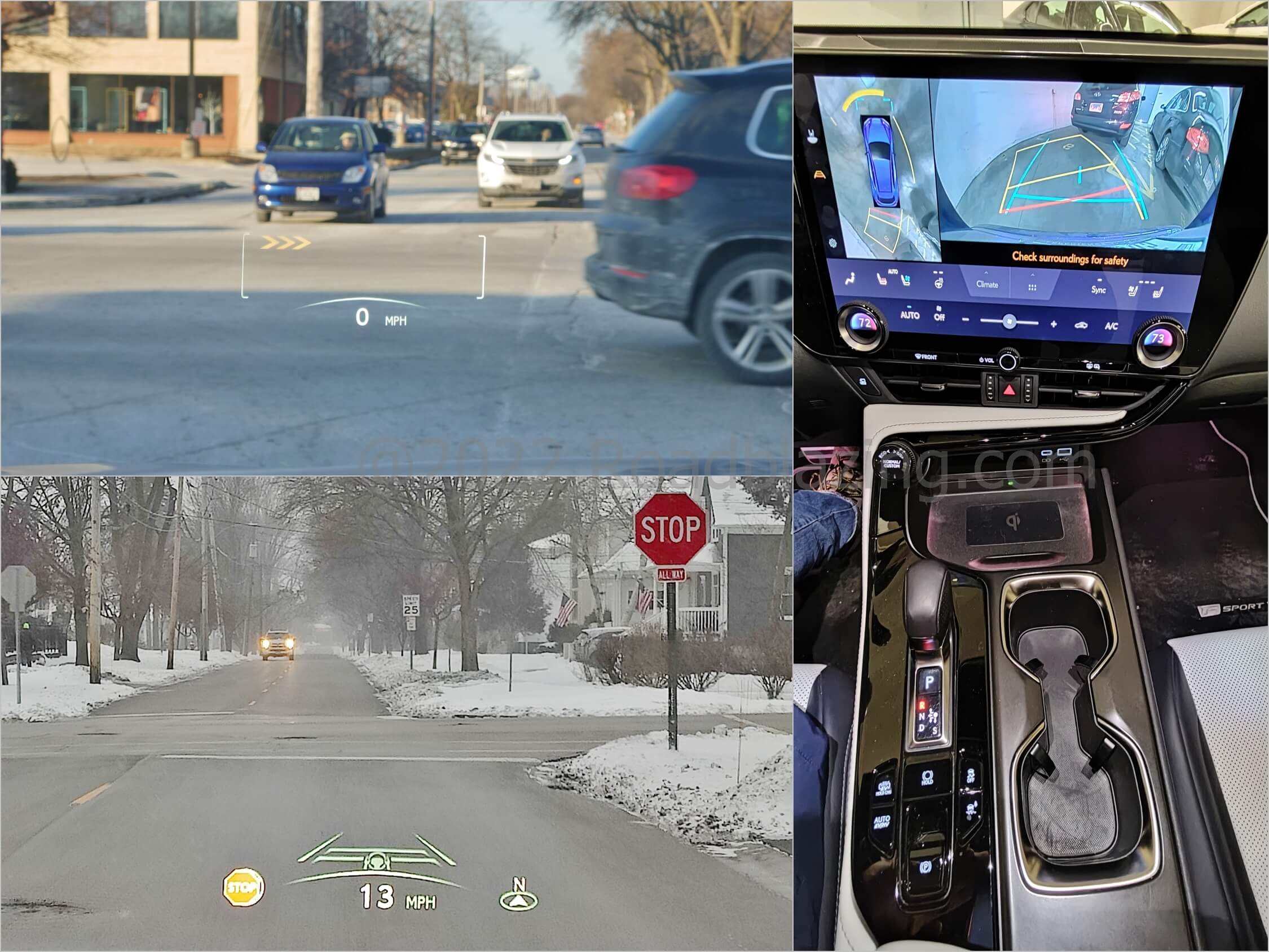 2022 Lexus NX 450h+ F-Sport AWD: cross traffic warning and traffic sign recognition