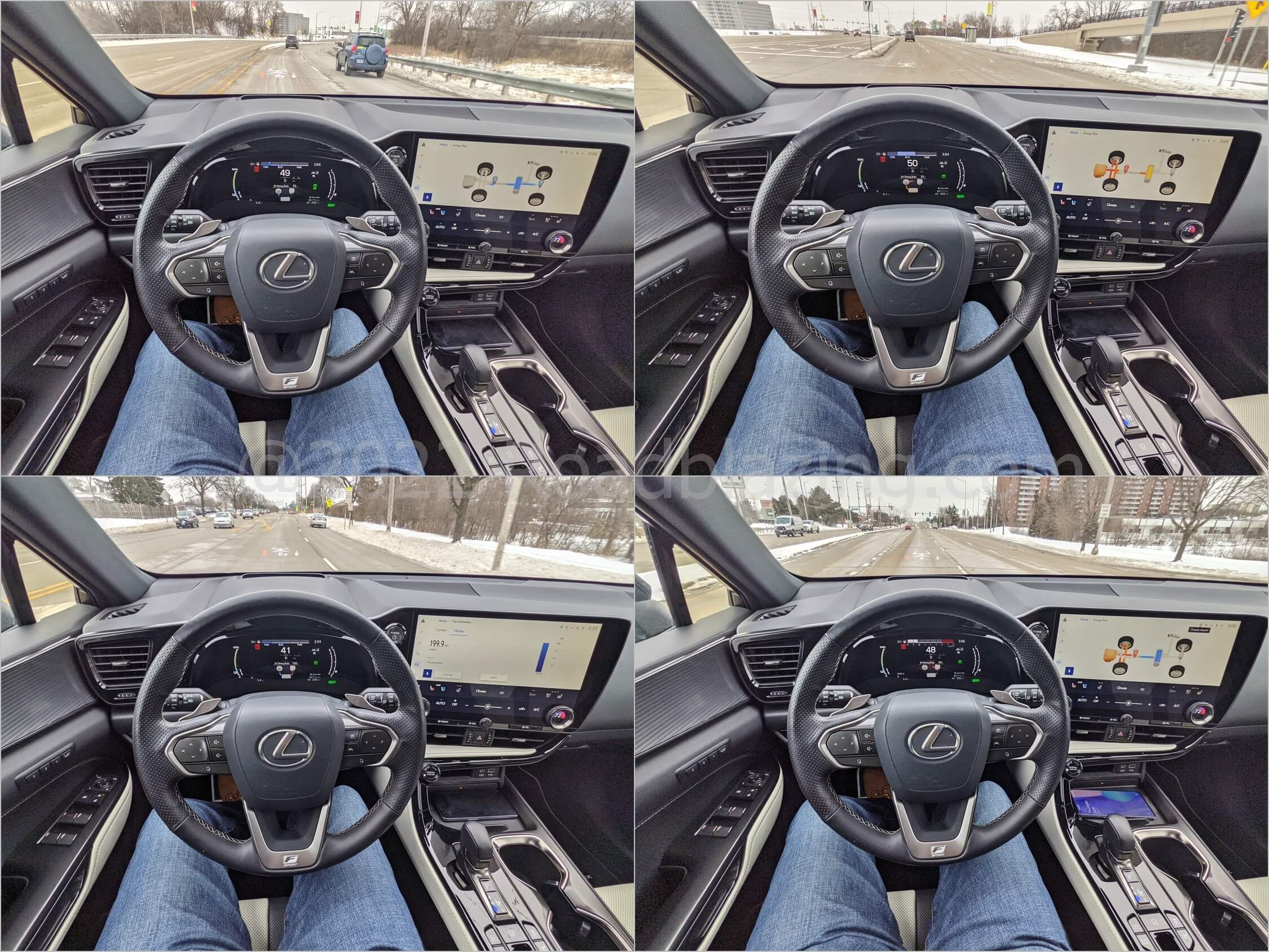 2022 Lexus NX 450h+ F-Sport AWD: hybrid power flow