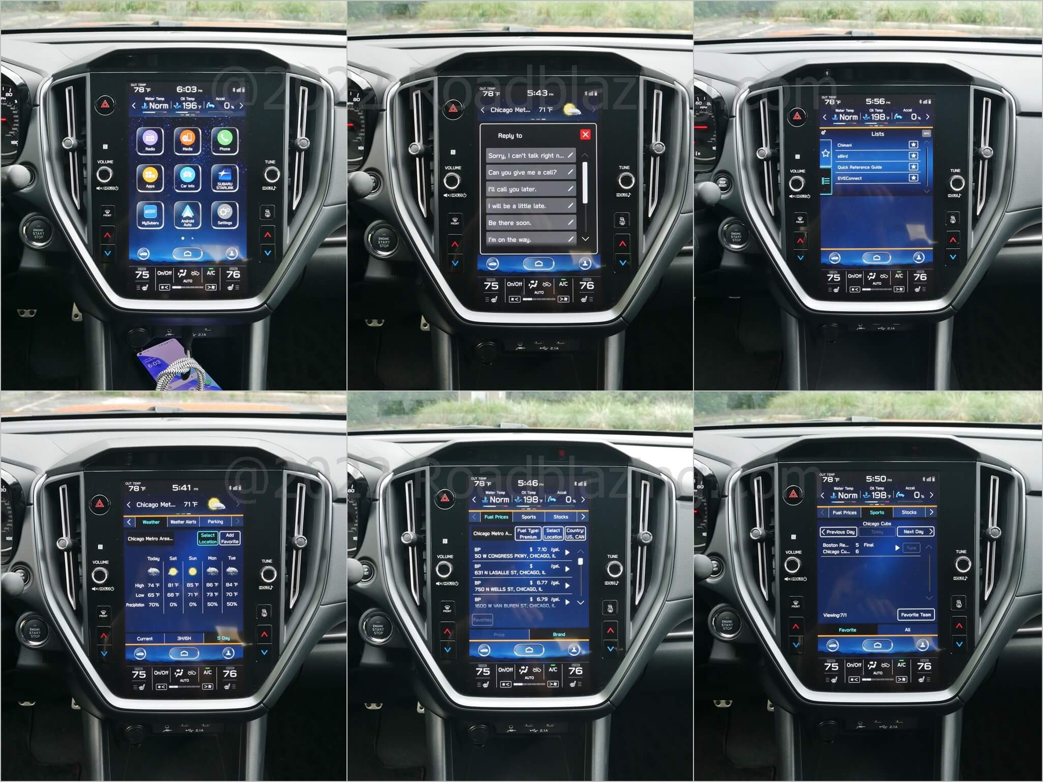 2022 Subaru WRX Premium: Subaru Starlink apps & Sirius Travellink by subscription