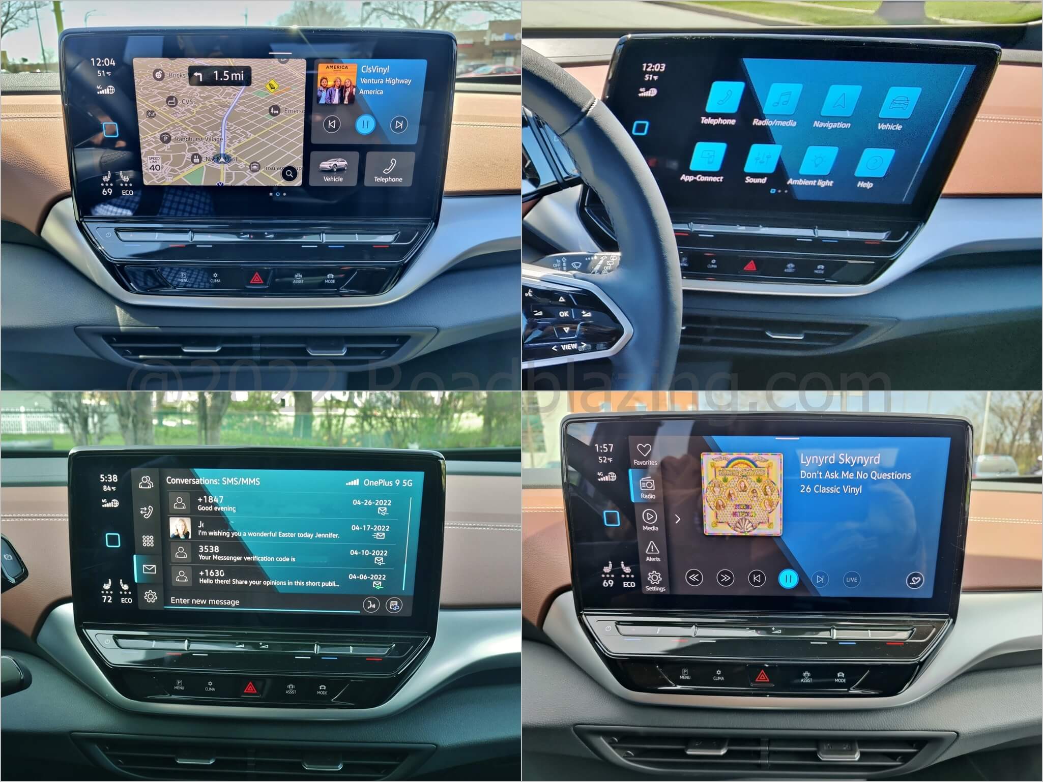 2021 Volkswagen ID.4 Pro S AWD: Discover Pro Max 12.0" touch screen w/ gesture populating & haptics
