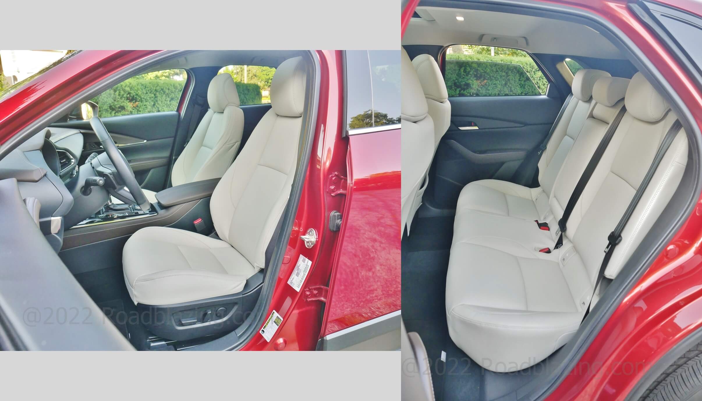 2022 Mazda CX-30 2.5 Turbo AWD: adequately roomy in front, getting tighter in back