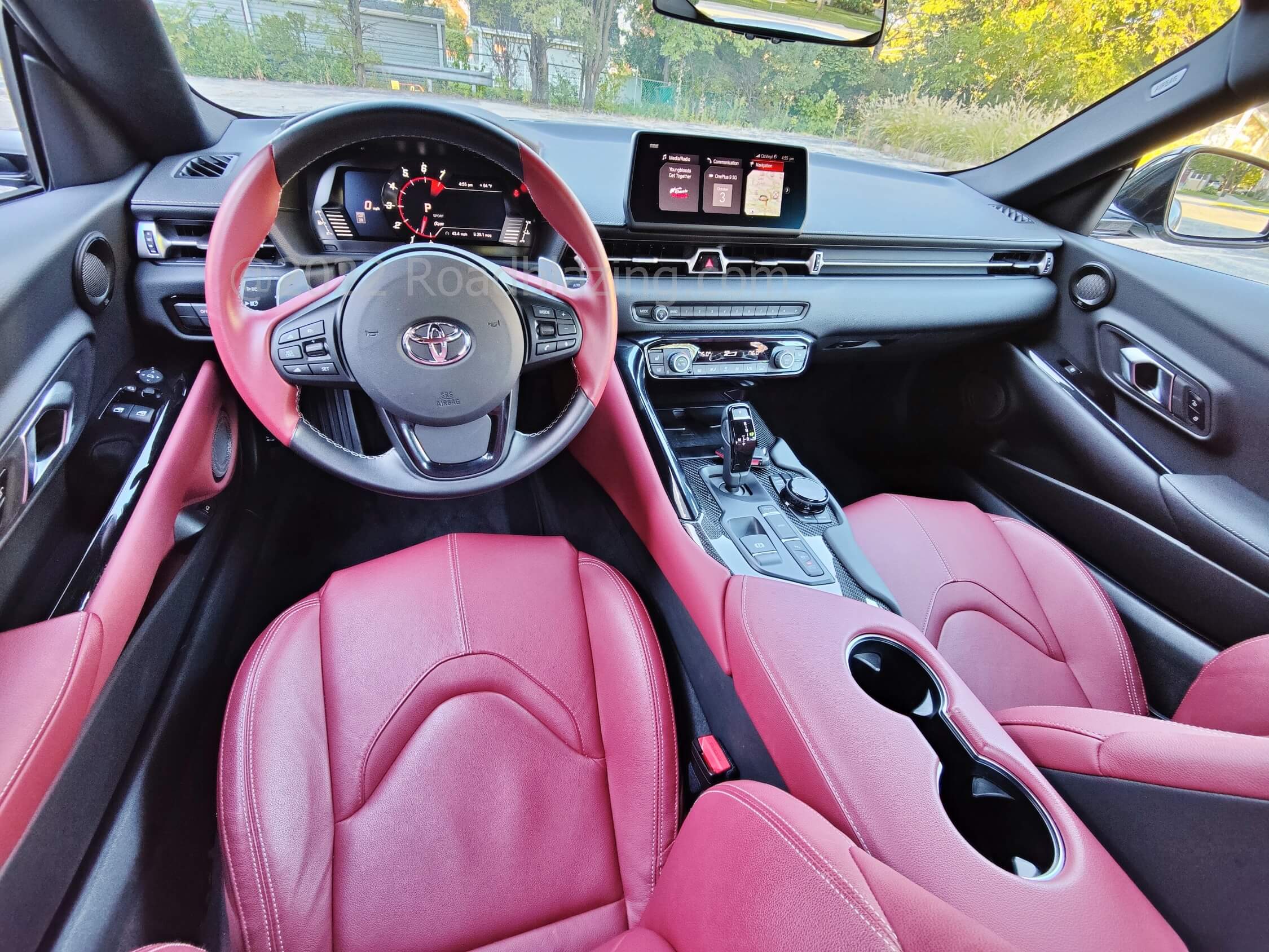 2022 Toyota GR Supra 3.0T: business plush BMW donated cockpit with Supra unique TFT single dial instrument cluster