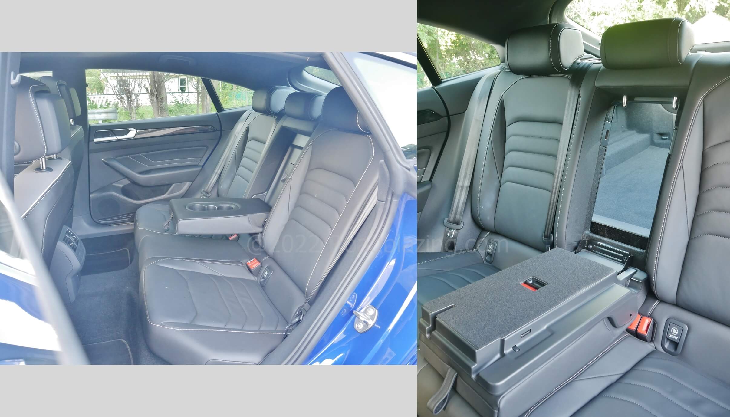 2022 Volkswagen Arteon R-Line 4Motion: back seat for 4.75 adults still clips taller folk hairlines
