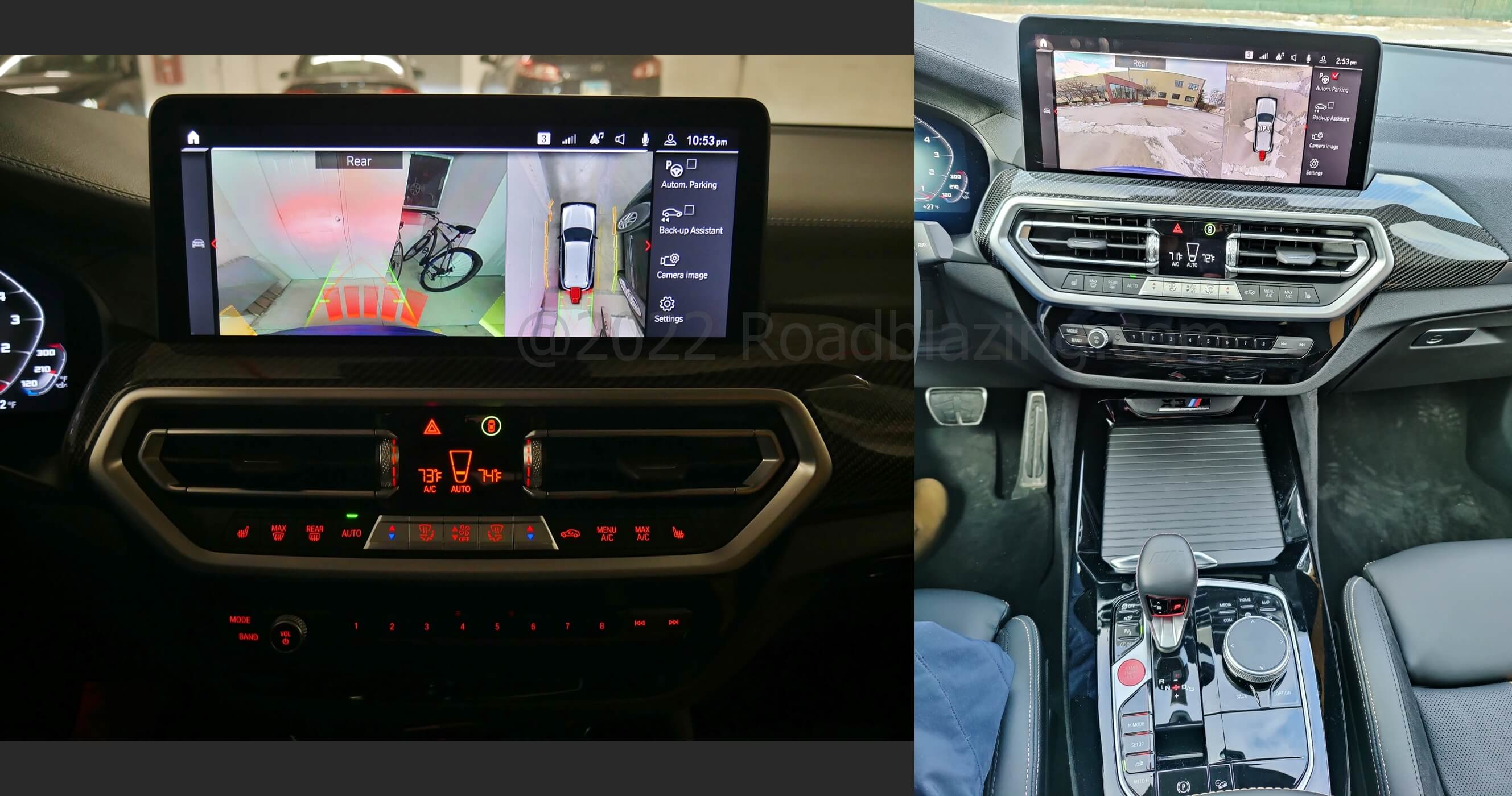 2022 BMW X3 M Competition xDrive: surround camera, park warning and automated park assist