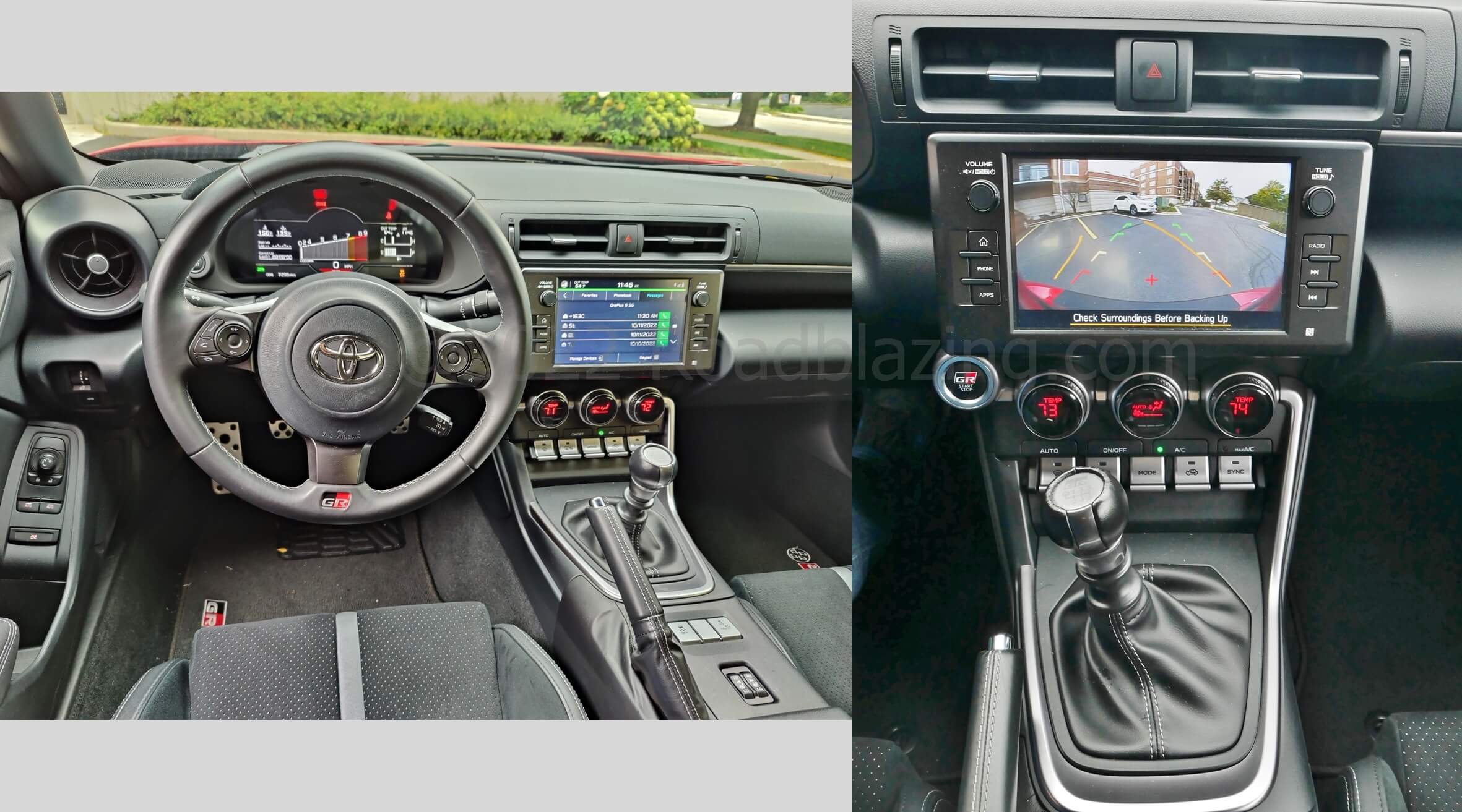 2022 Toyota GR 86: defeating stability control for the track nets unique graph instrument display